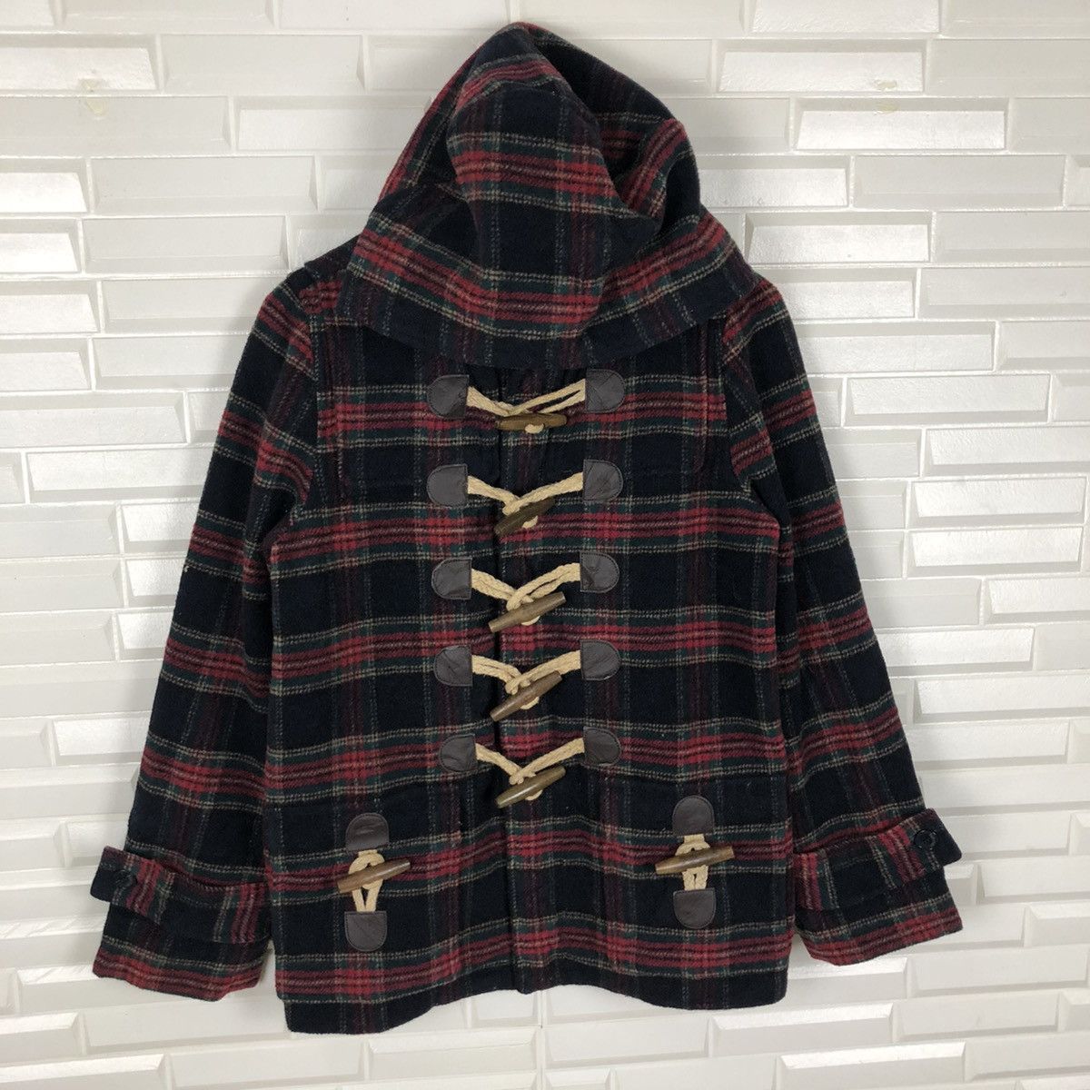 Issey Miyake NE NET BY ISSEY MIYAKE FLANNEL HOODIE JACKET Size US M / EU 48-50 / 2 - 4 Thumbnail