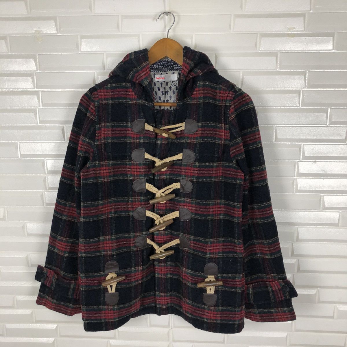 Issey Miyake NE NET BY ISSEY MIYAKE FLANNEL HOODIE JACKET Size US M / EU 48-50 / 2 - 7 Thumbnail