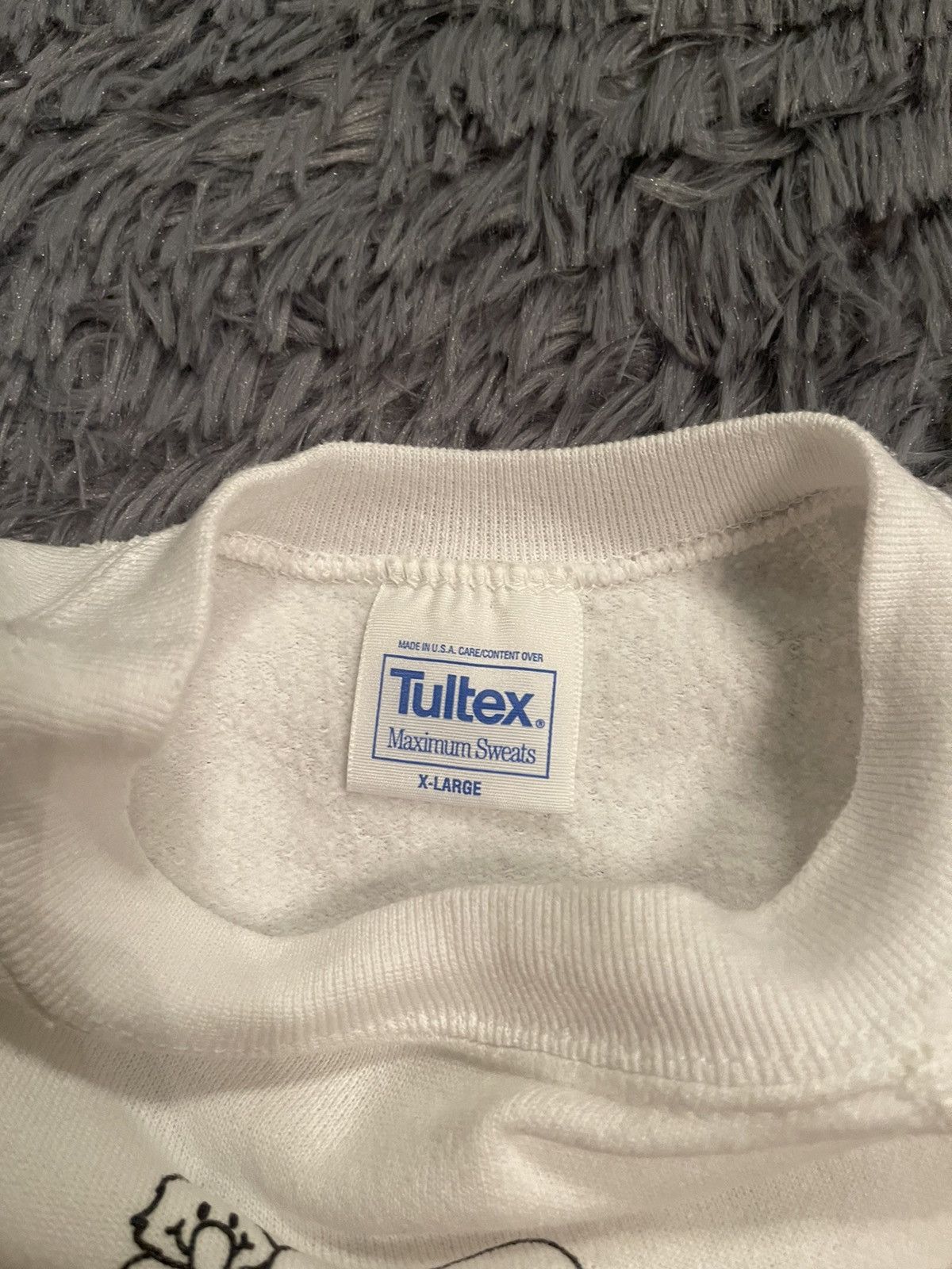 Tultex × Vintage Tultex 1991 vintage scarecrow print 90s sweatshirt Size US XL / EU 56 / 4 - 6 Thumbnail