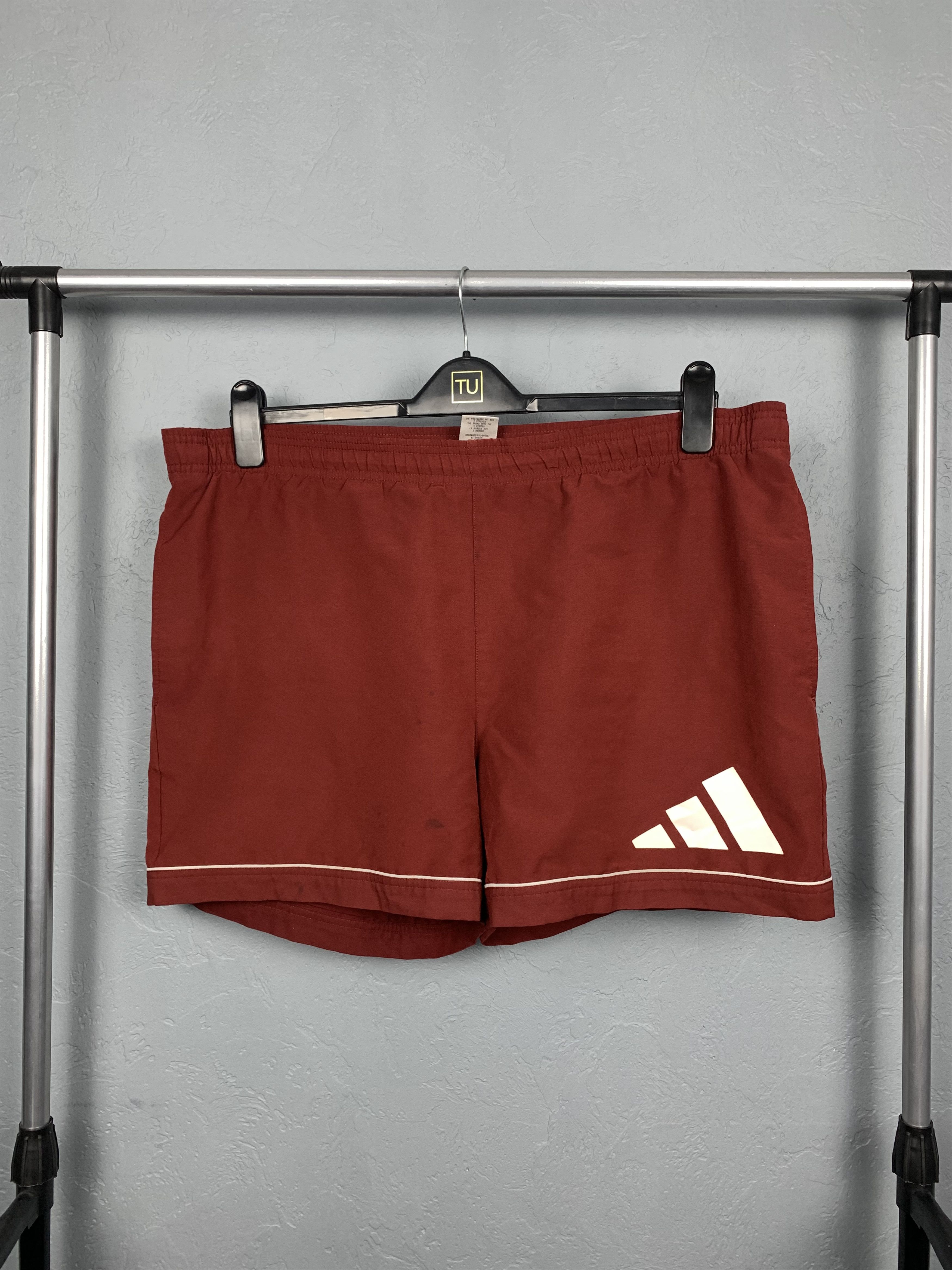 Adidas × Vintage Adidas Vintage Mens Nylon Shorts Y2K Size US 34 / EU 50 - 1 Thumbnail