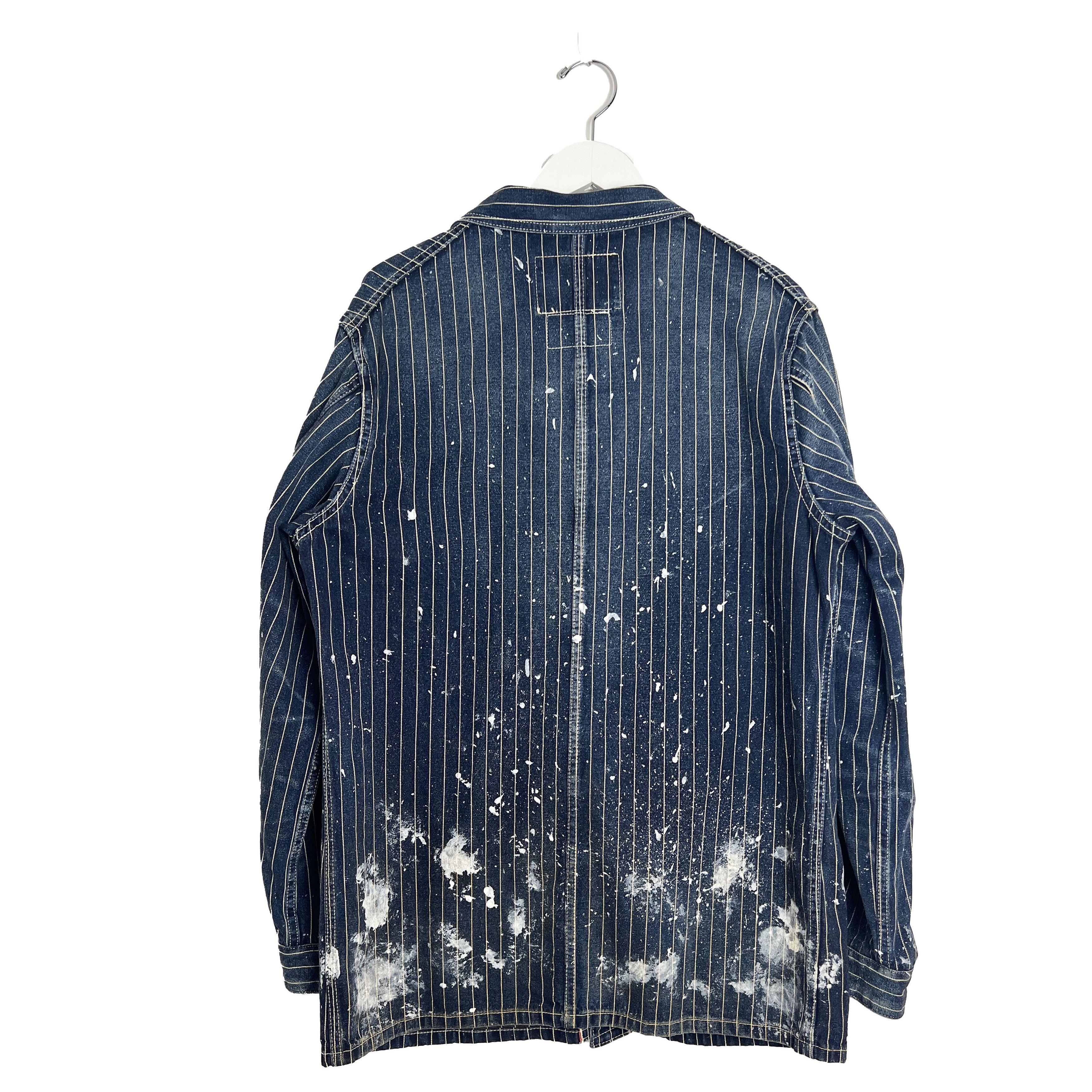 Sugar Cane Paint Splattered Wabash Denim Work Jacket Size US M / EU 48-50 / 2 - 2 Thumbnail