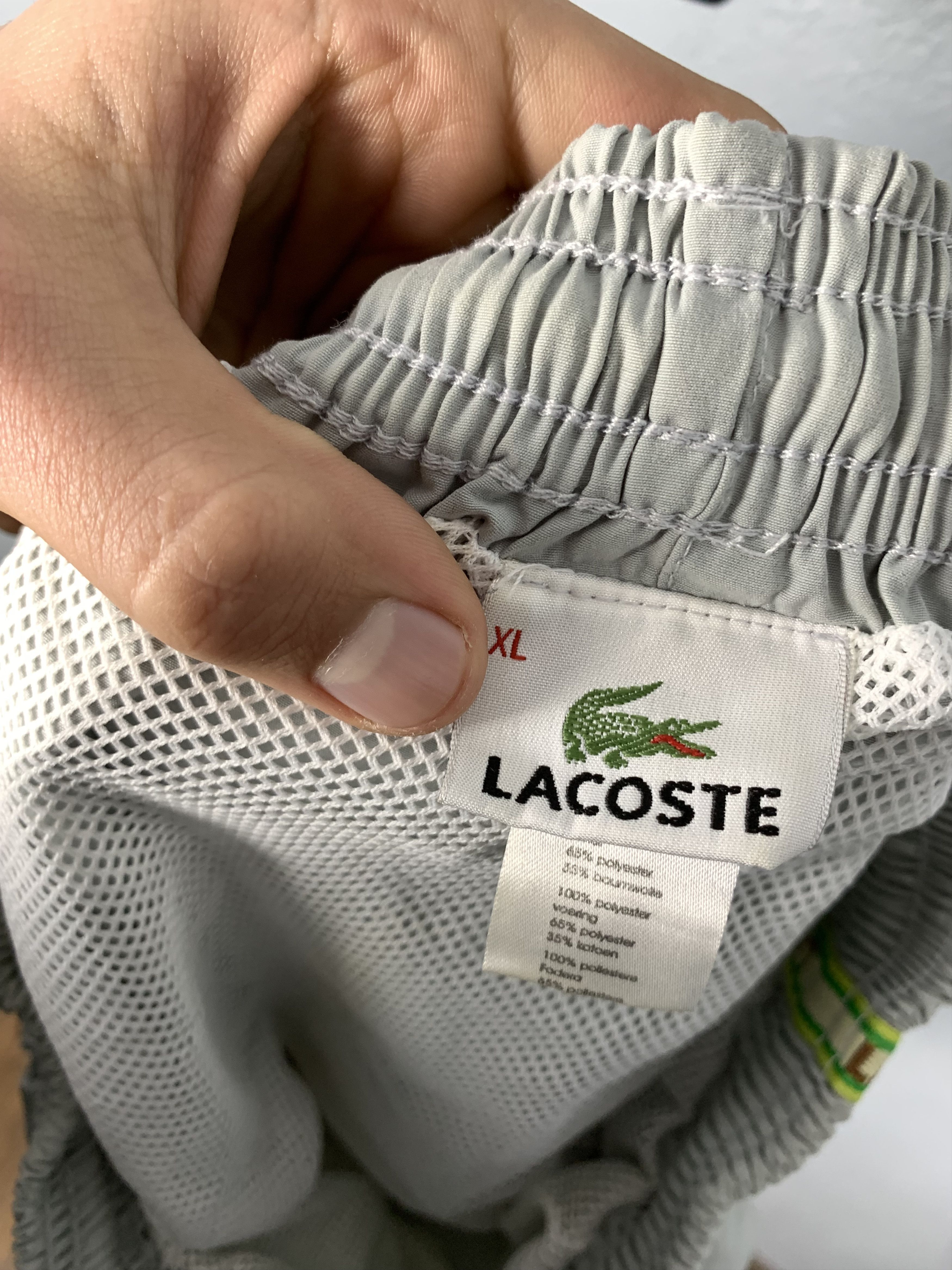Lacoste Lacoste Vintage Mens Nylon Shorts Size US 36 / EU 52 - 7 Thumbnail