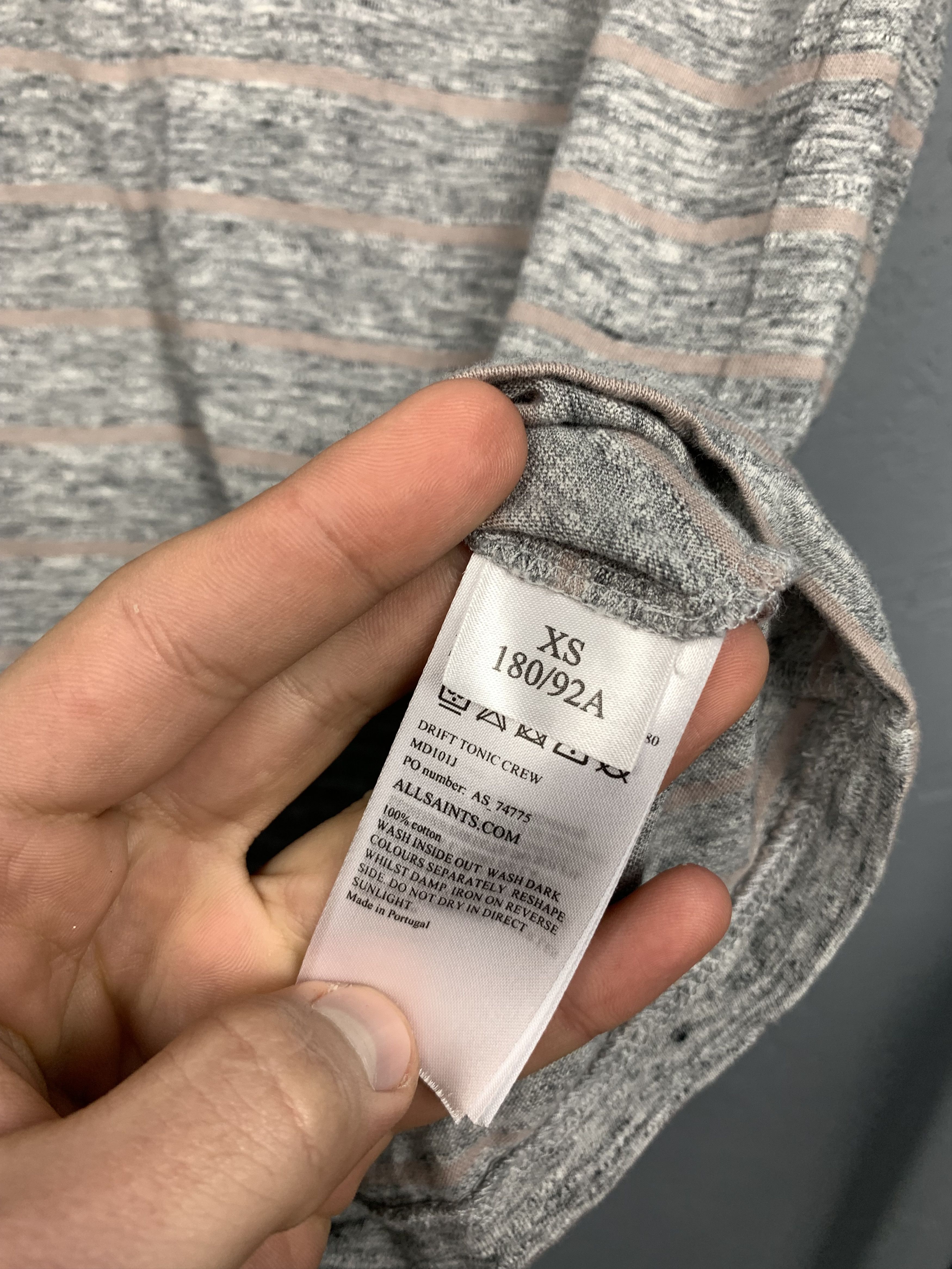 Allsaints Allsaints Vintage Mens Drift Tonic Crew Neck T-Shirt Tee Size US S / EU 44-46 / 1 - 4 Thumbnail