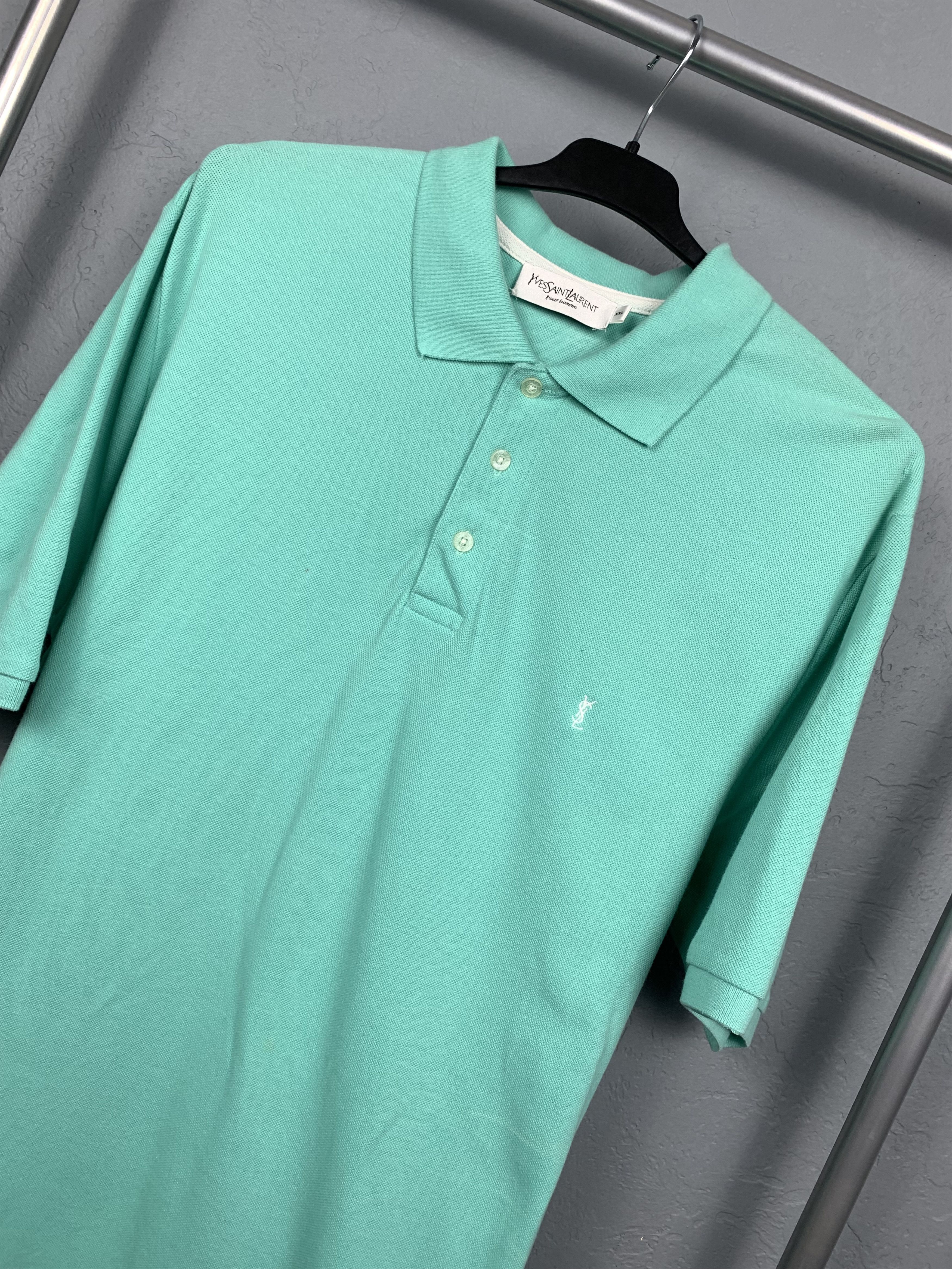 Yves Saint Laurent Yves Saint Laurent YSL Mens Polo Shirt Size US XL / EU 56 / 4 - 2 Thumbnail