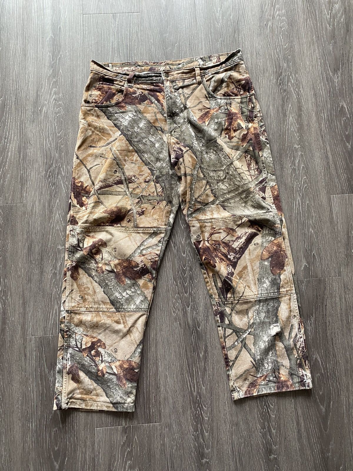 Vintage Vintage Wrangler Double Knee Camo Fusion 3-D Mossy Oak Pants Size US 36 / EU 52 - 1 Thumbnail