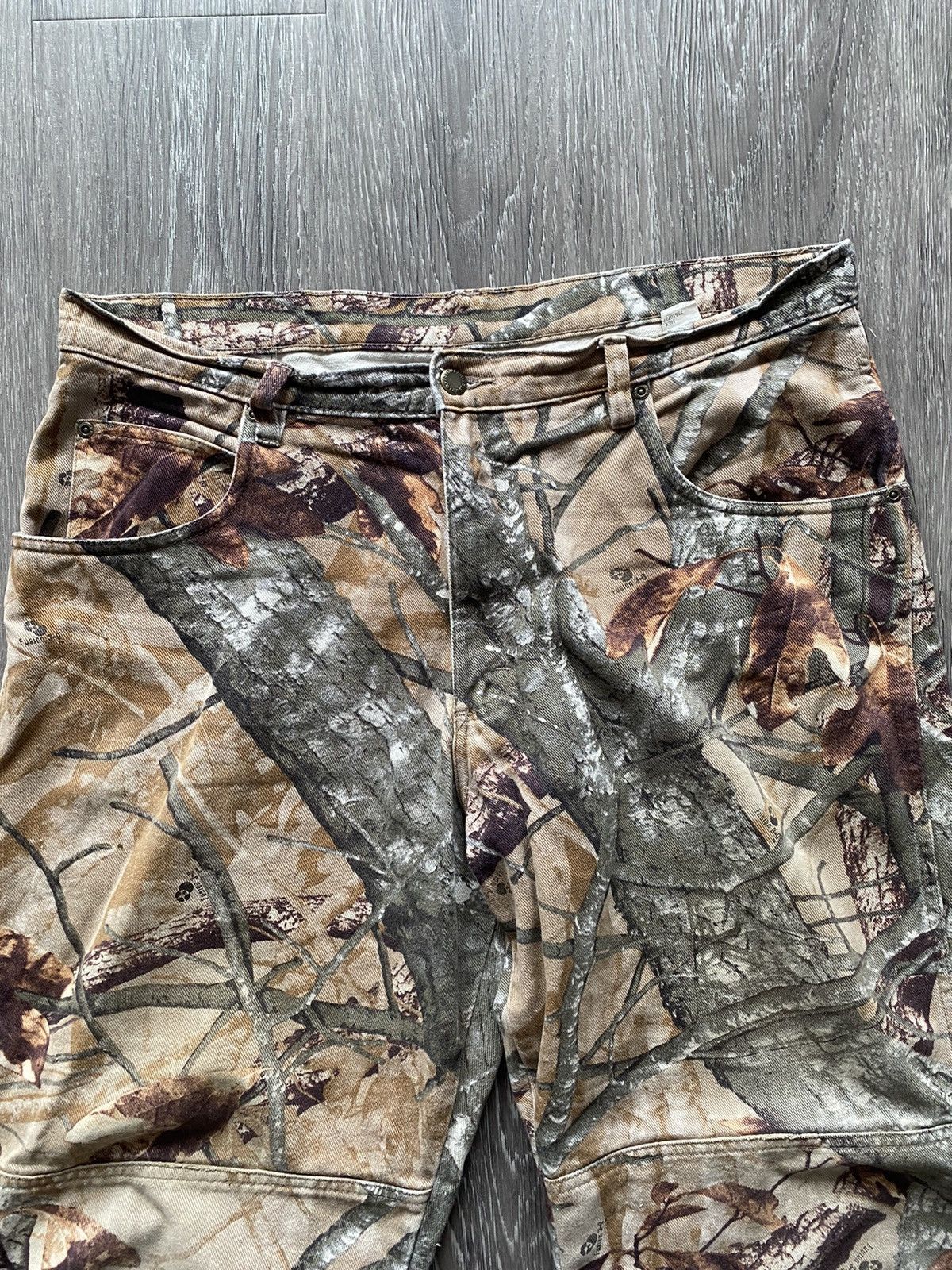 Vintage Vintage Wrangler Double Knee Camo Fusion 3-D Mossy Oak Pants Size US 36 / EU 52 - 2 Thumbnail