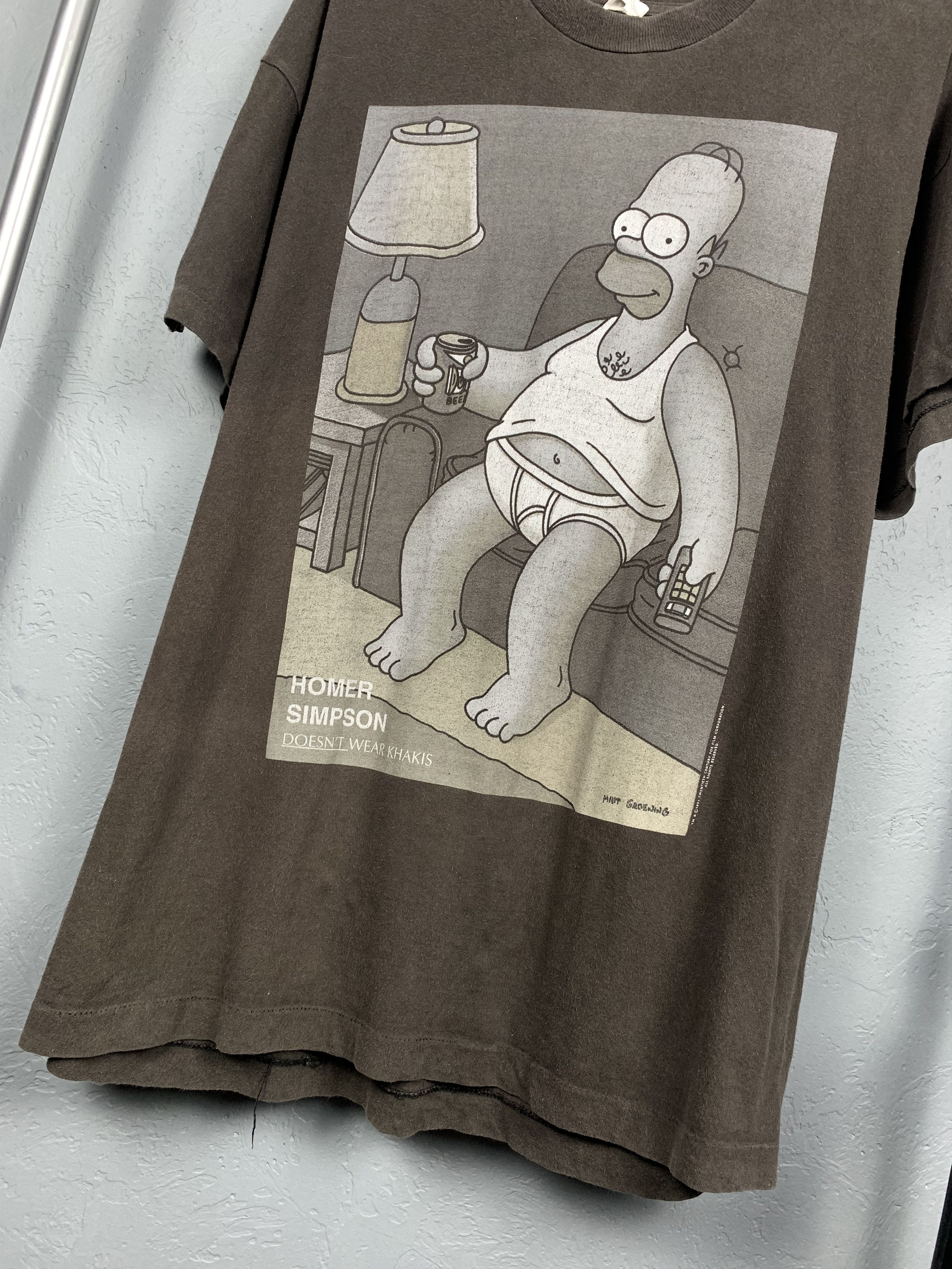 The Simpsons The Simpsons 1999 Vintage Homer T-Shirt Tee Size US XL / EU 56 / 4 - 4 Thumbnail