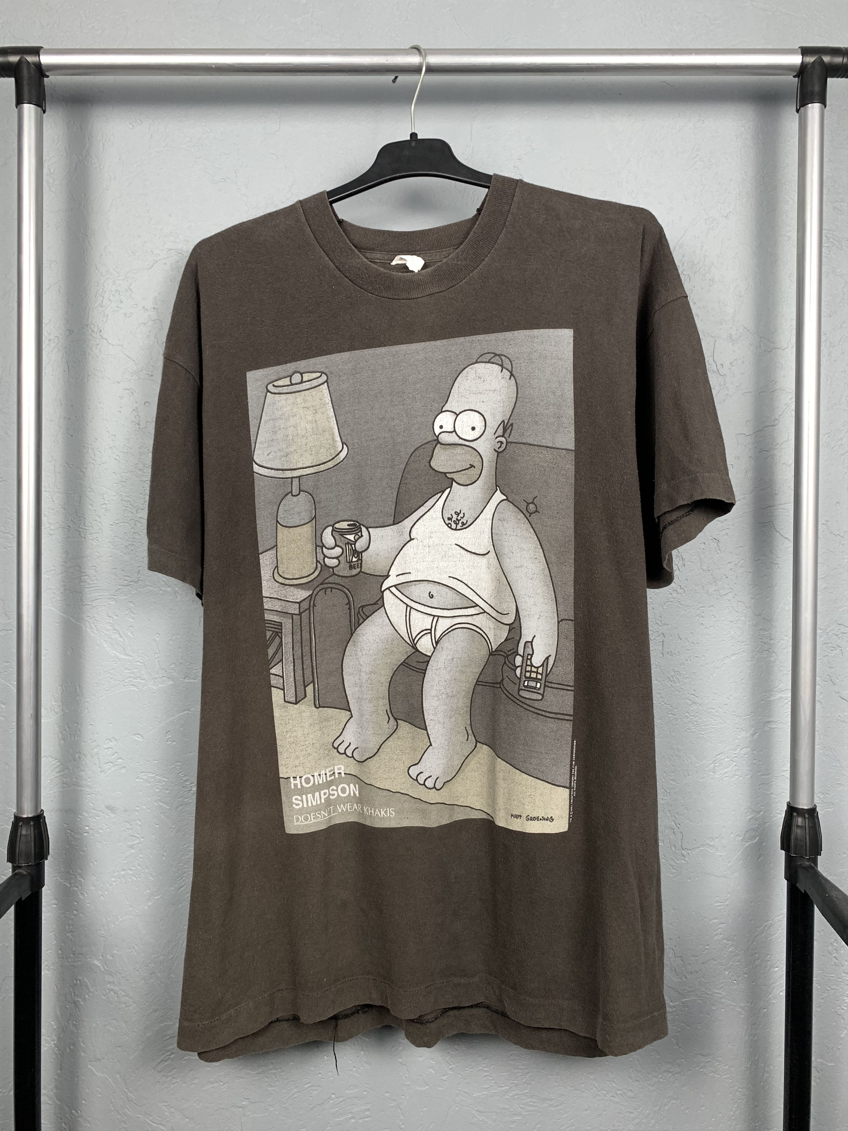 90S DELTA THE SIMPSONS SCARFACE Tシャツ XL THE SIMPSONS HOMER SIMPSON scarface parody DELT