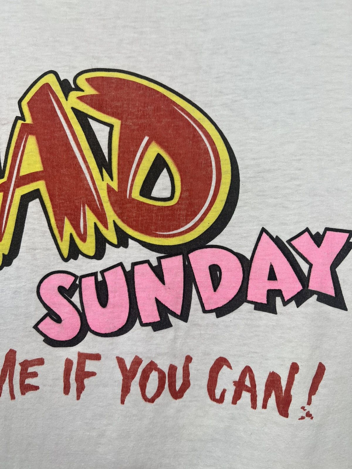 Vintage Vintage 90s Art Mad Sunday Only The Fast Survive Size US M / EU 48-50 / 2 - 9 Thumbnail