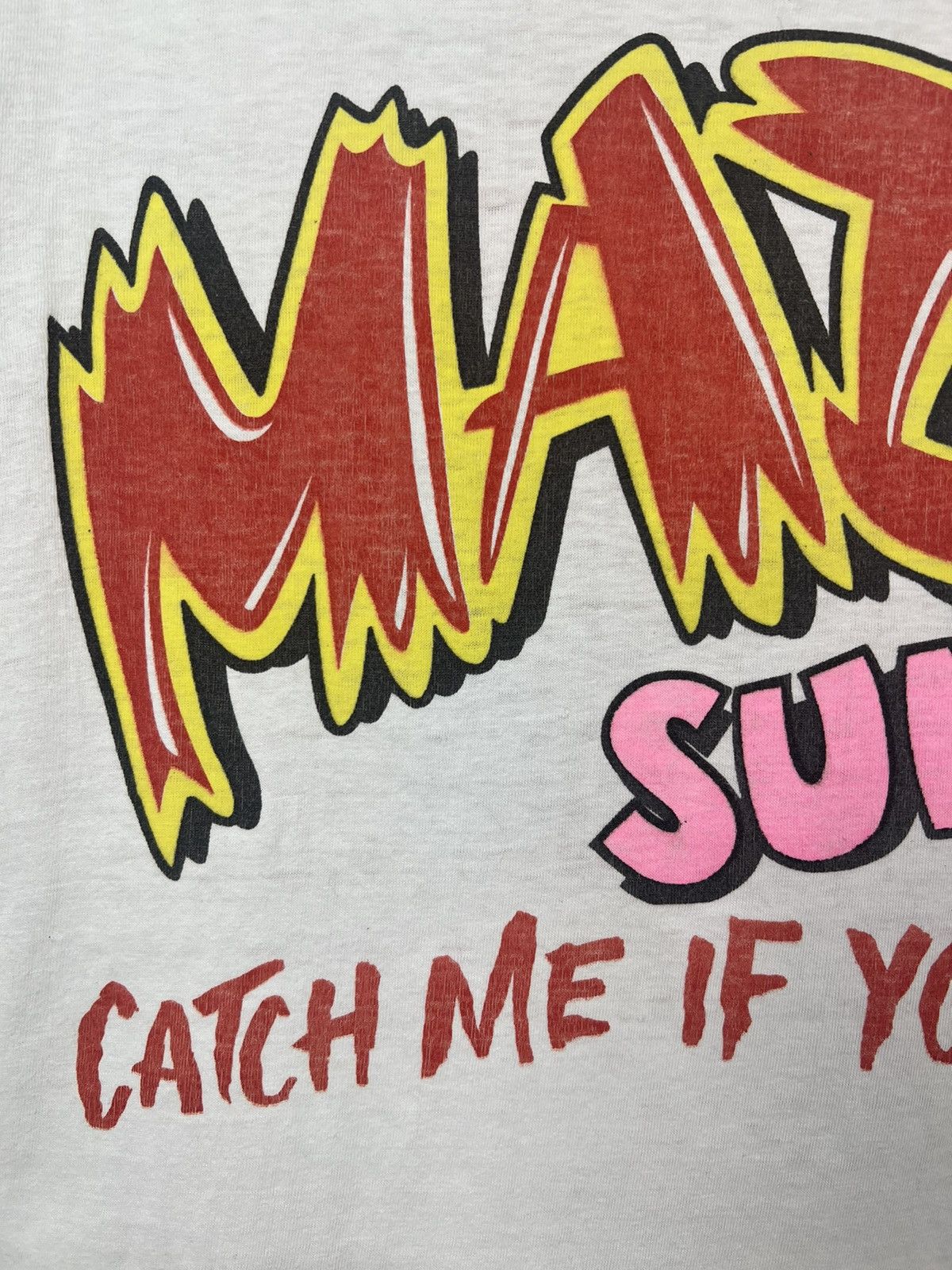 Vintage Vintage 90s Art Mad Sunday Only The Fast Survive Size US M / EU 48-50 / 2 - 8 Thumbnail