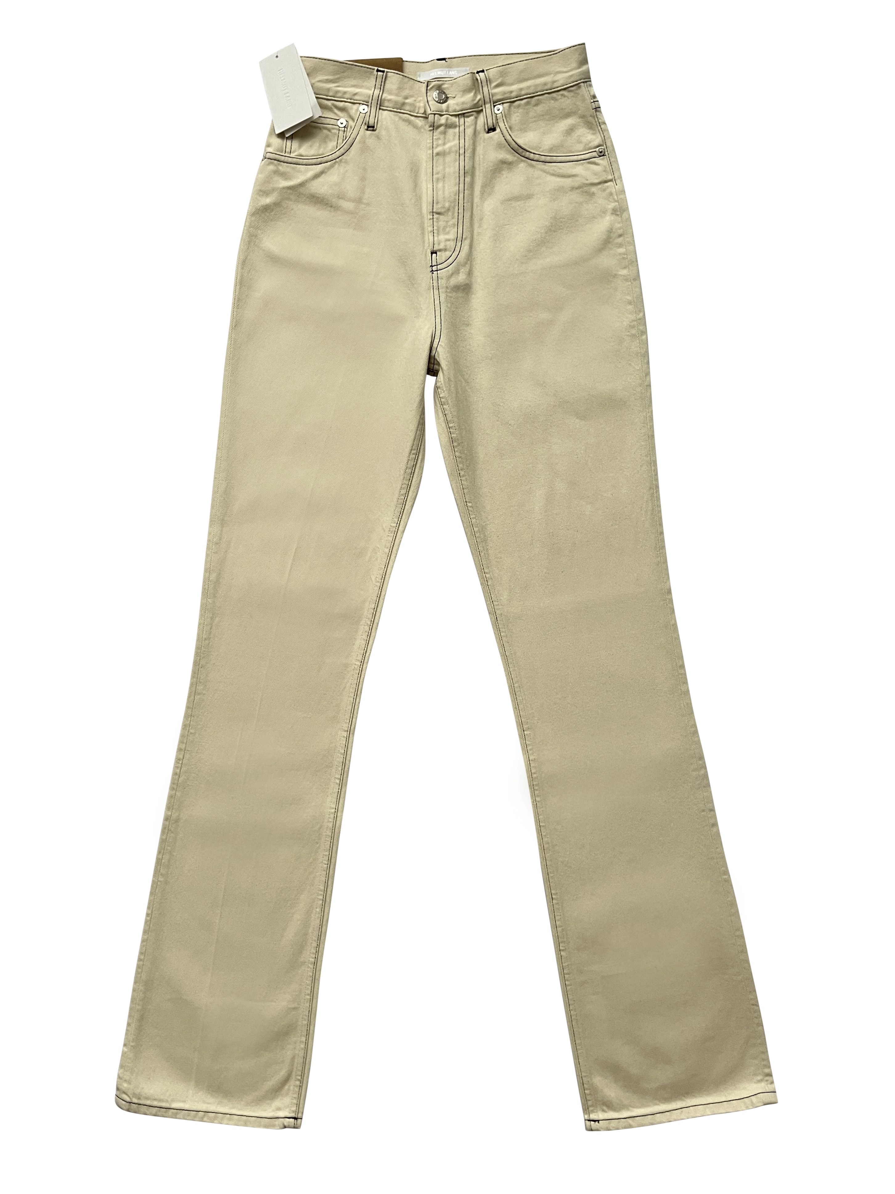 Helmut Lang ⚡️QUICK SALE⚡️Helmut Lang Natural Cream Bootcut Denim Jeans Size 28" / US 6 / IT 42 - 1 Thumbnail