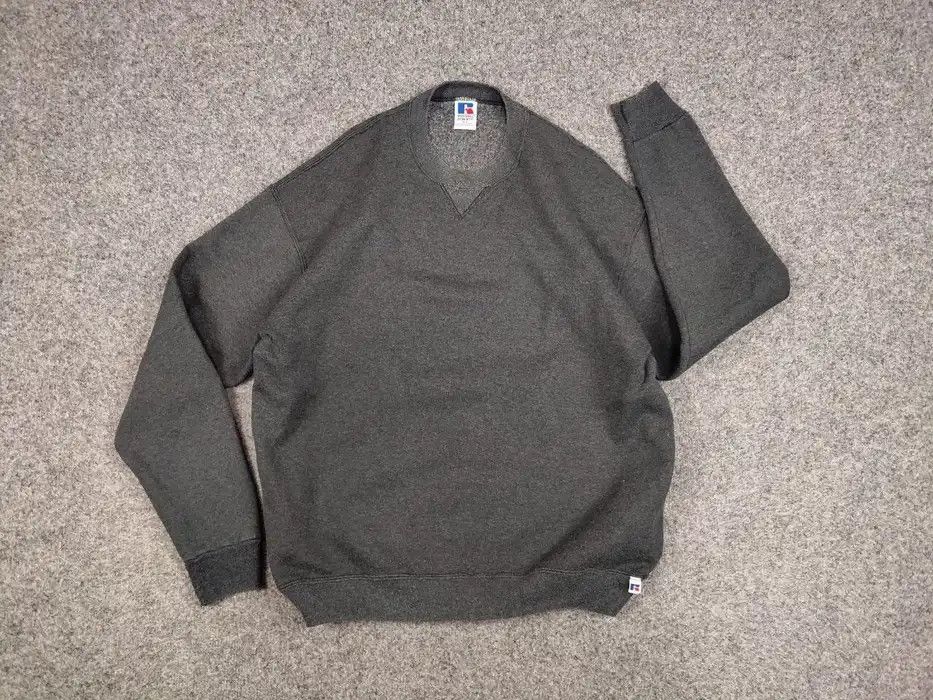 Russell Athletic Vintage 90's Russell Athletic USA Blank Crewneck Sweatshirt Size US XL / EU 56 / 4 - 5 Thumbnail