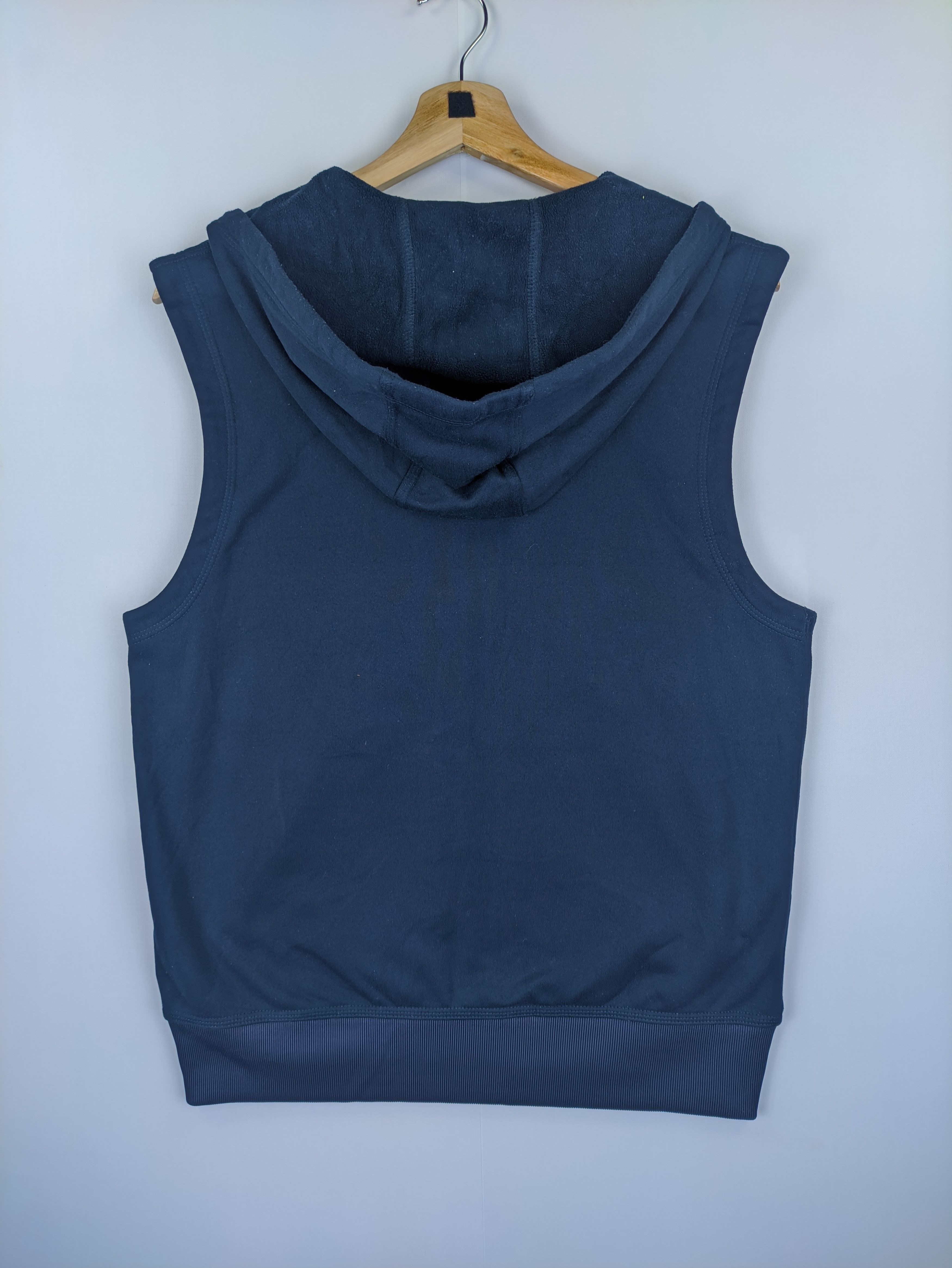 Nike sleeveless zip up hoodie best sale