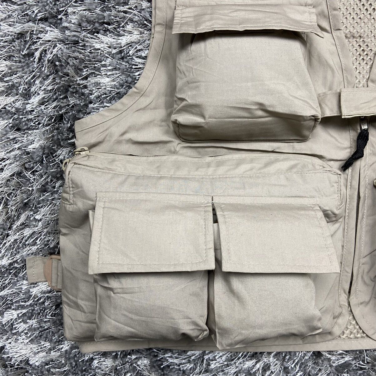Japanese Brand ARCHIVE BAGGY PUFF MULTIPOCKET UTILITY BONDAGE VEST - № 2073 Size US L / EU 52-54 / 3 - 6 Thumbnail
