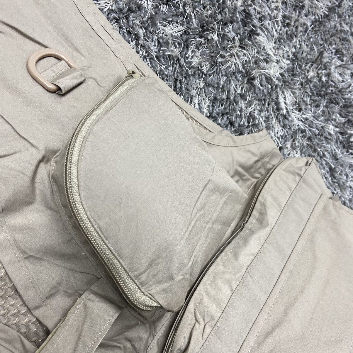 Japanese Brand ARCHIVE BAGGY PUFF MULTIPOCKET UTILITY BONDAGE VEST - № 2073 Size US L / EU 52-54 / 3 - 7 Thumbnail