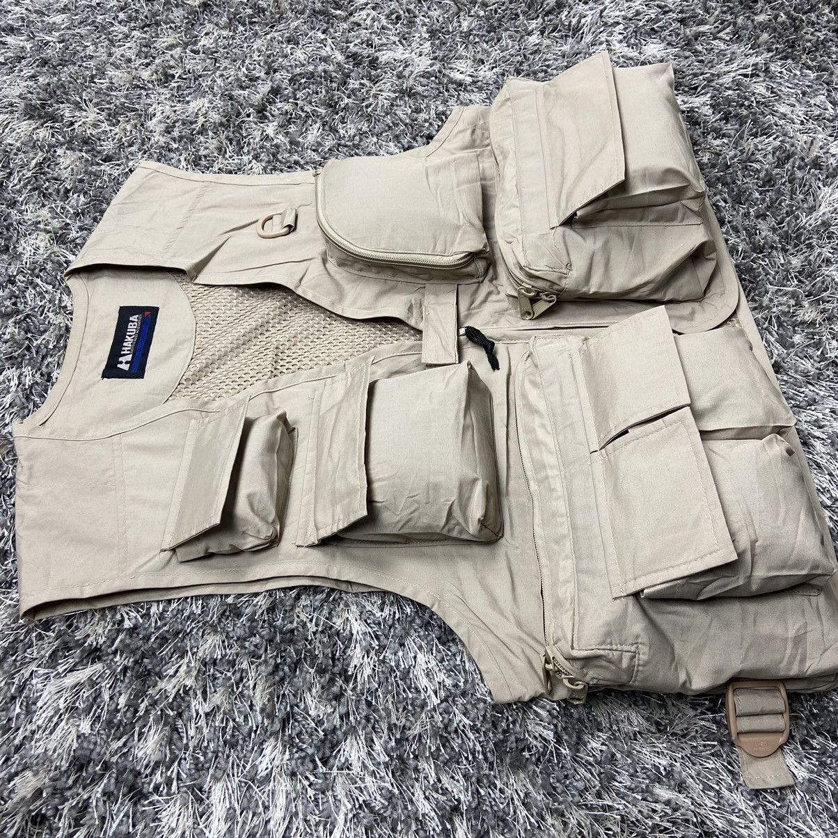Japanese Brand ARCHIVE BAGGY PUFF MULTIPOCKET UTILITY BONDAGE VEST - № 2073 Size US L / EU 52-54 / 3 - 4 Thumbnail