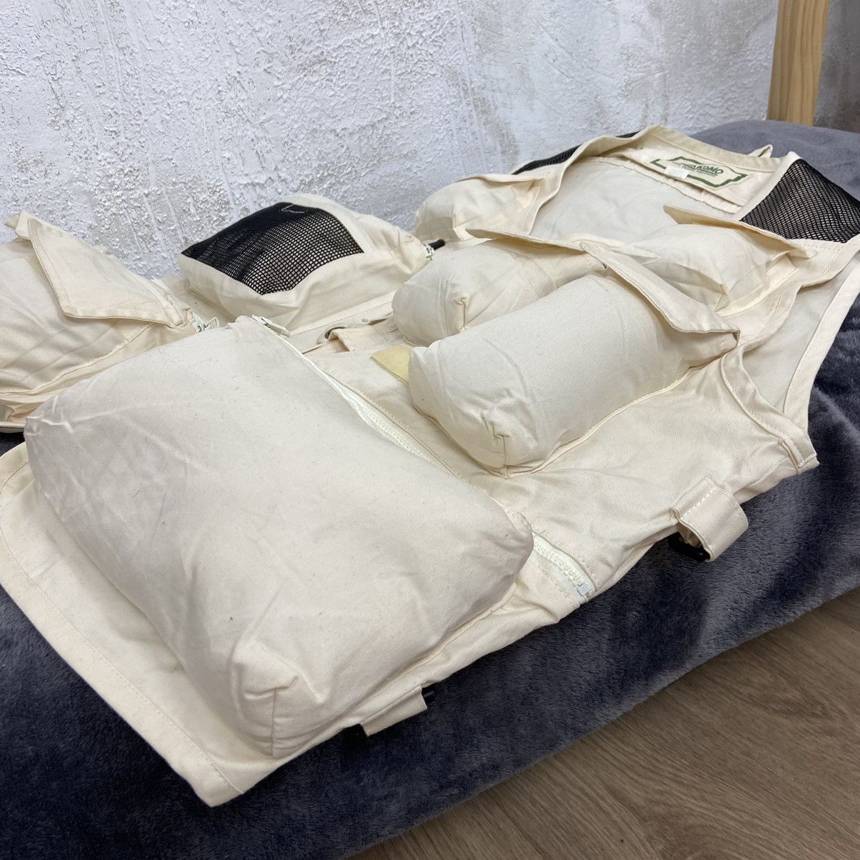Japanese Brand 1980s MIZUNO BAGGY ARCHIVE MULTIPOCKET BONDAGE VEST - № 2027 Size US L / EU 52-54 / 3 - 3 Thumbnail