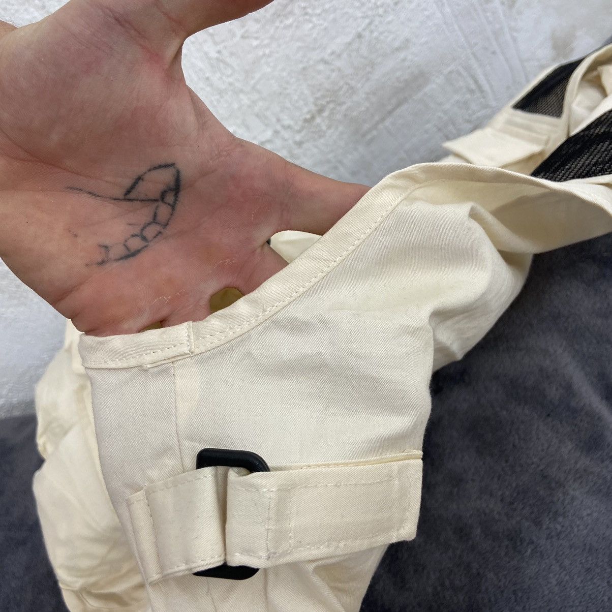 Japanese Brand 1980s MIZUNO BAGGY ARCHIVE MULTIPOCKET BONDAGE VEST - № 2027 Size US L / EU 52-54 / 3 - 8 Thumbnail
