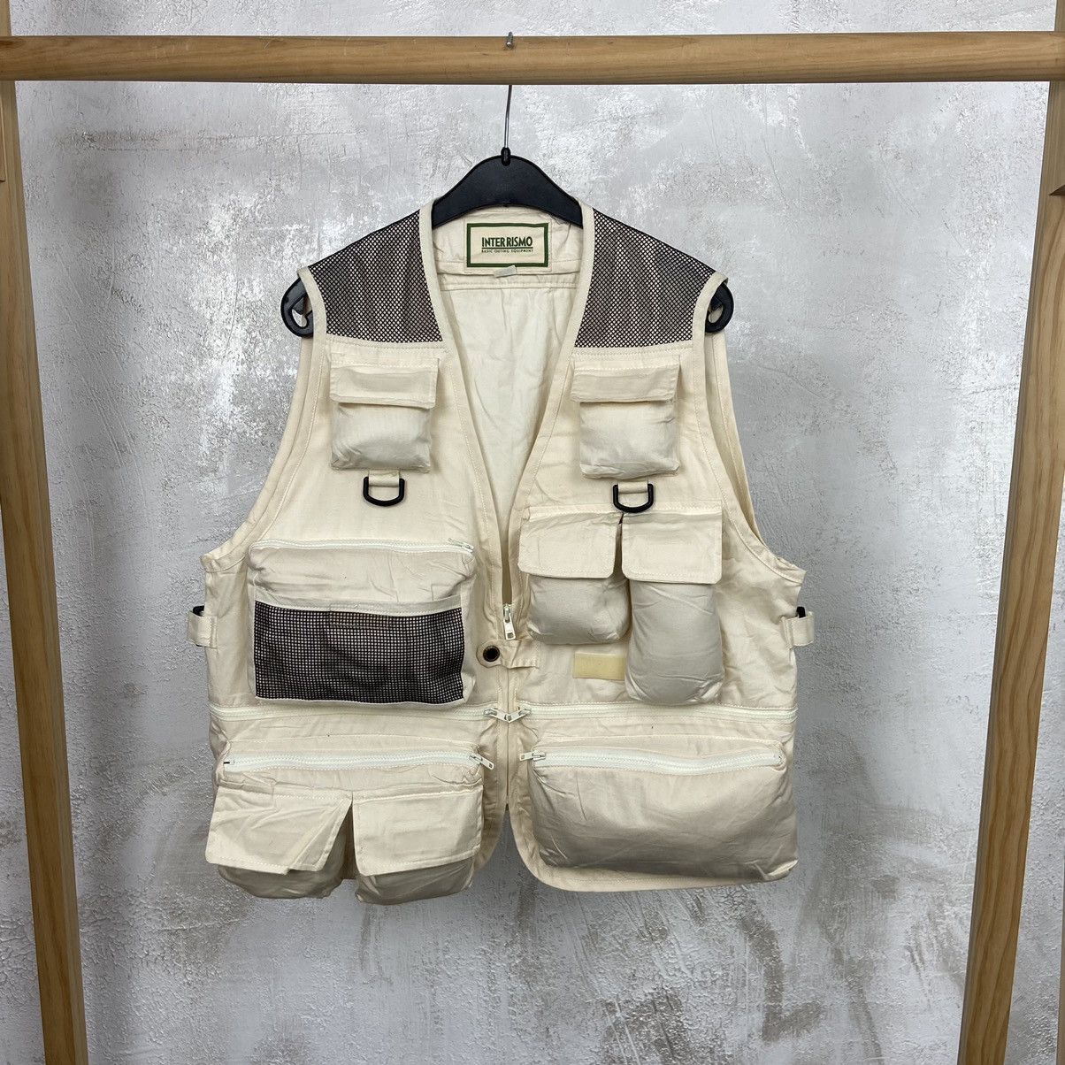 Japanese Brand 1980s MIZUNO BAGGY ARCHIVE MULTIPOCKET BONDAGE VEST - № 2027 Size US L / EU 52-54 / 3 - 1 Thumbnail