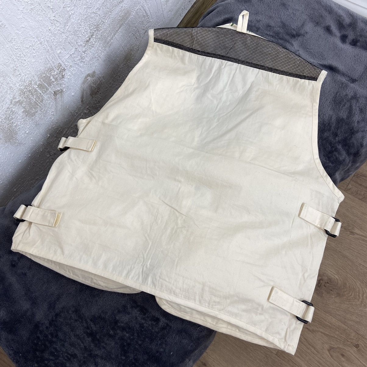 Japanese Brand 1980s MIZUNO BAGGY ARCHIVE MULTIPOCKET BONDAGE VEST - № 2027 Size US L / EU 52-54 / 3 - 9 Thumbnail