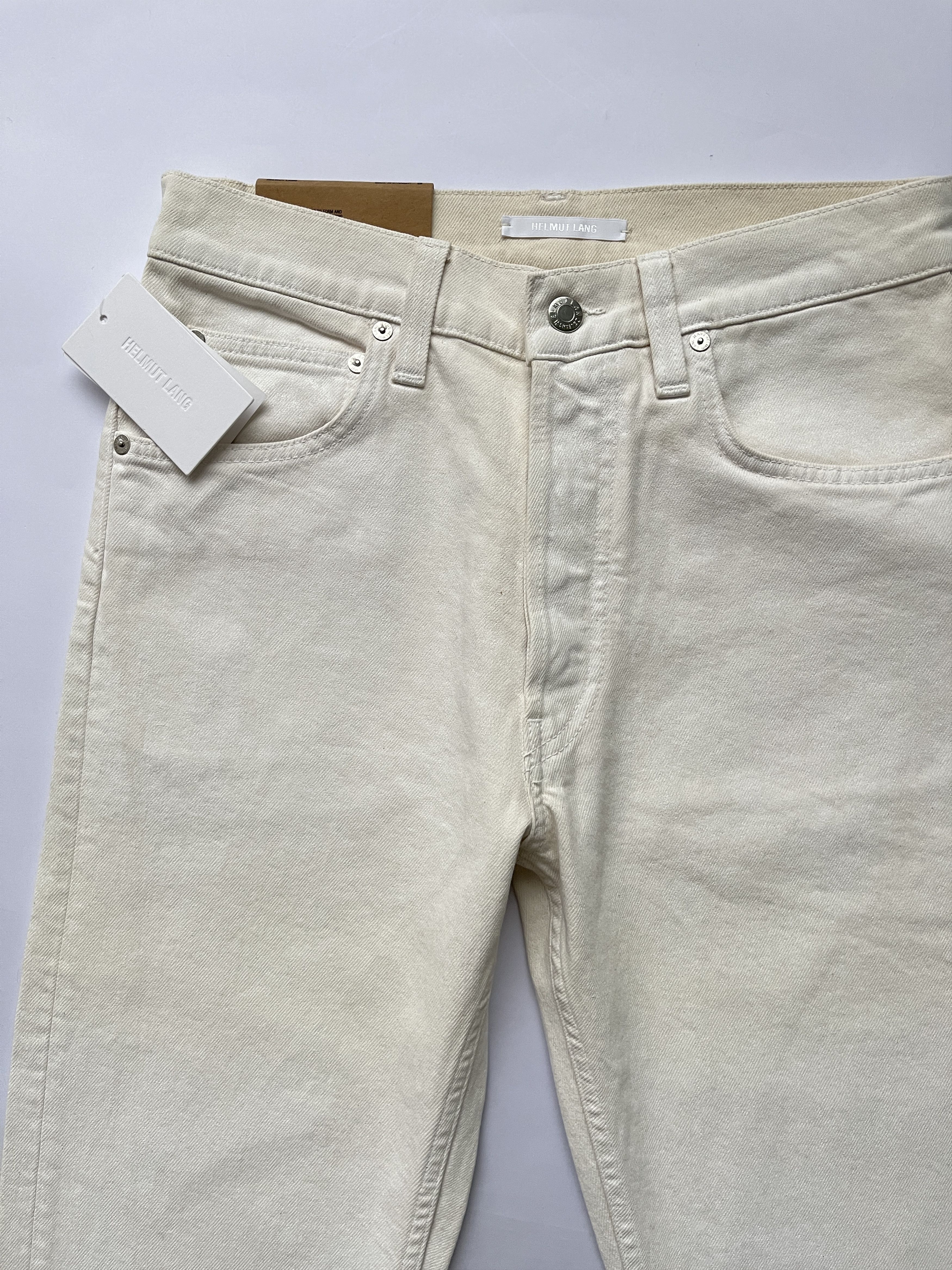 Helmut Lang ⚡️QUICK SALE⚡️Helmut Lang White Straight Denim Jeans Size 26" / US 2 / IT 38 - 8 Thumbnail