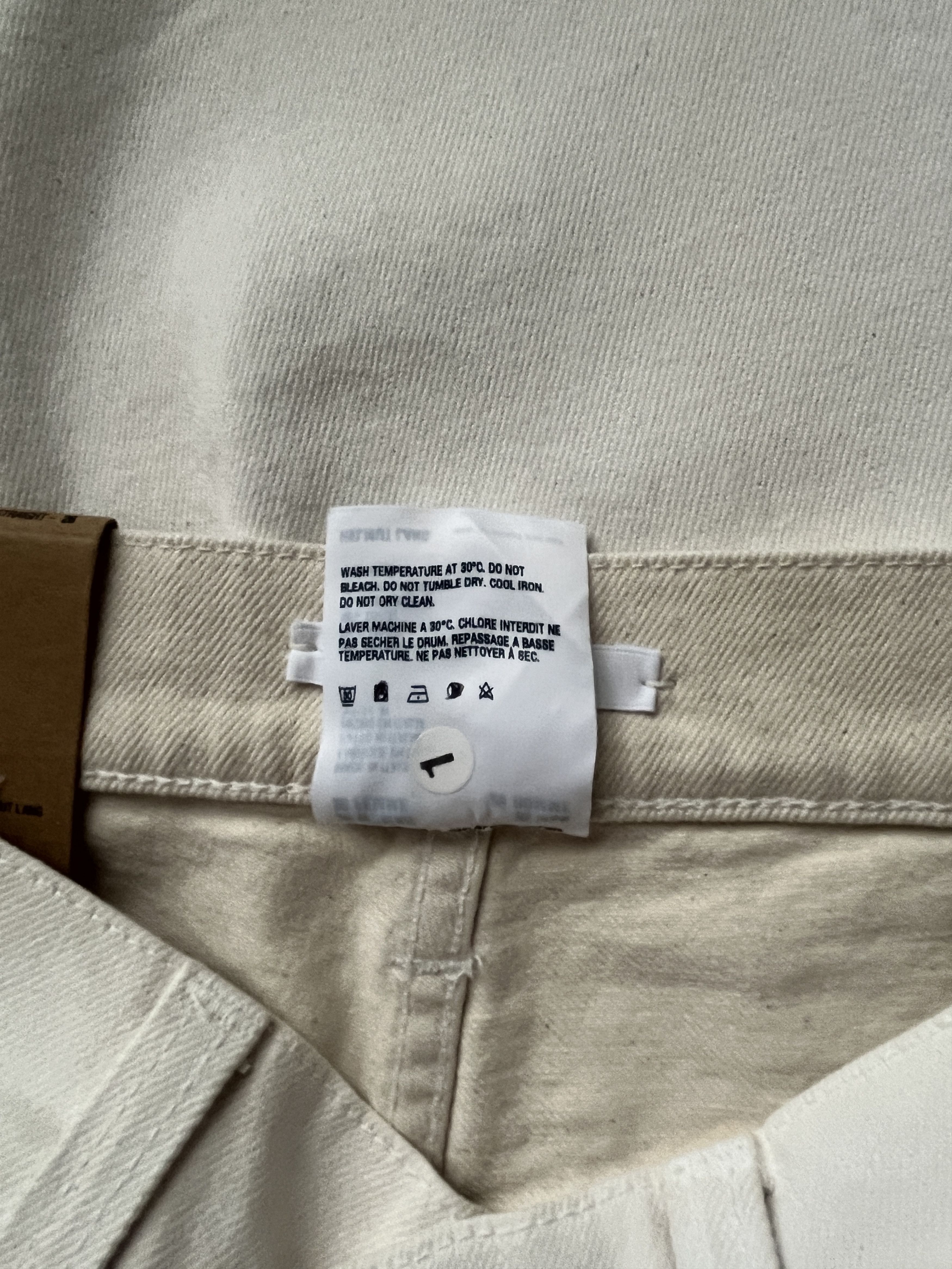 Helmut Lang ⚡️QUICK SALE⚡️Helmut Lang White Straight Denim Jeans Size 26" / US 2 / IT 38 - 5 Thumbnail