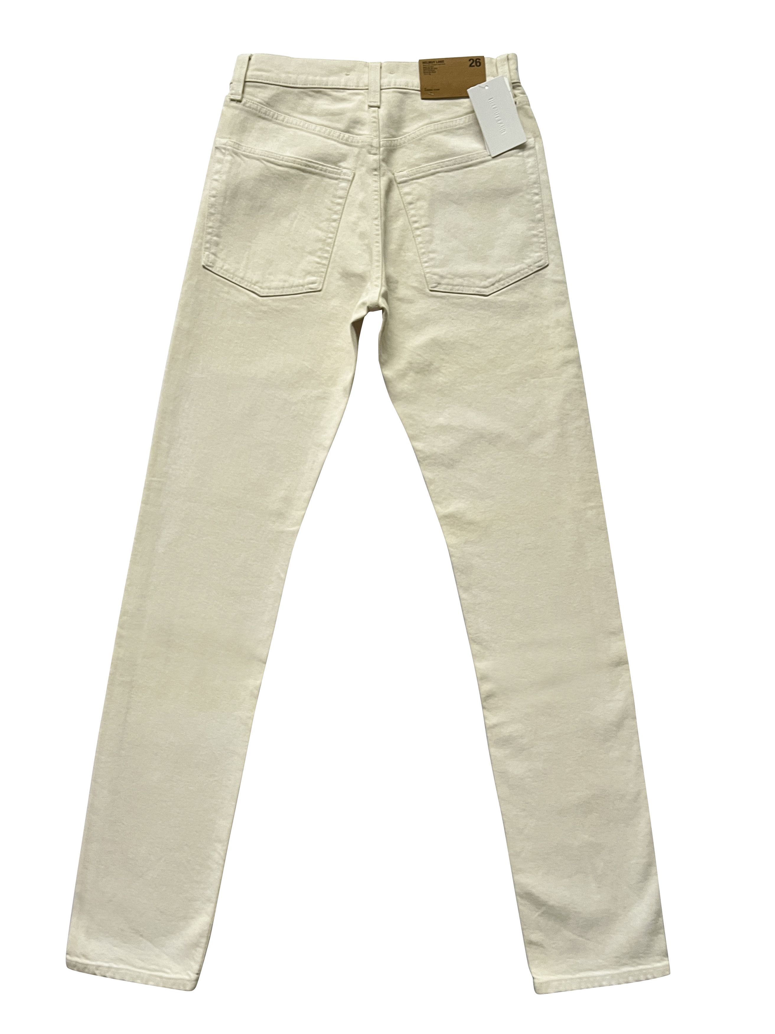 Helmut Lang ⚡️QUICK SALE⚡️Helmut Lang White Straight Denim Jeans Size 26" / US 2 / IT 38 - 2 Thumbnail