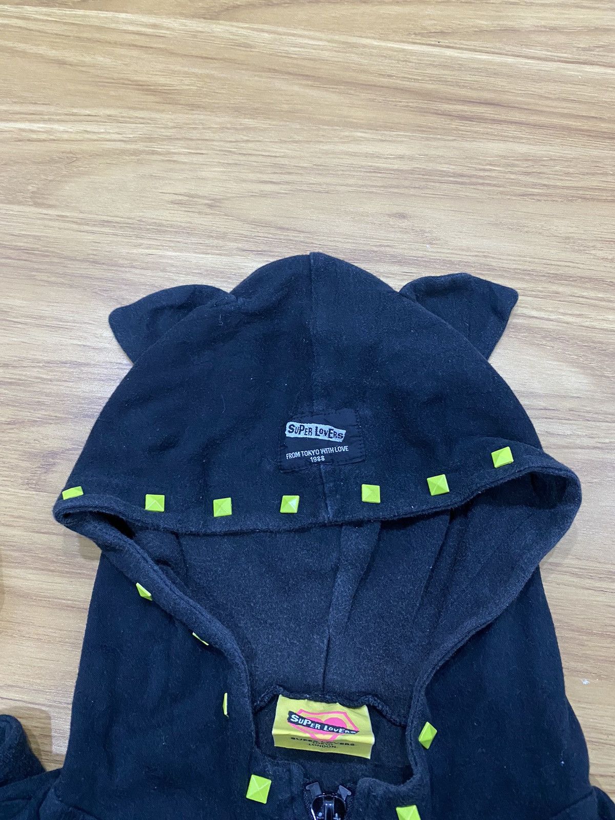 Seditionaries 2000s Super Lovers Bunny Ears Zip Hoodie Jacket Size US L / EU 52-54 / 3 - 6 Thumbnail