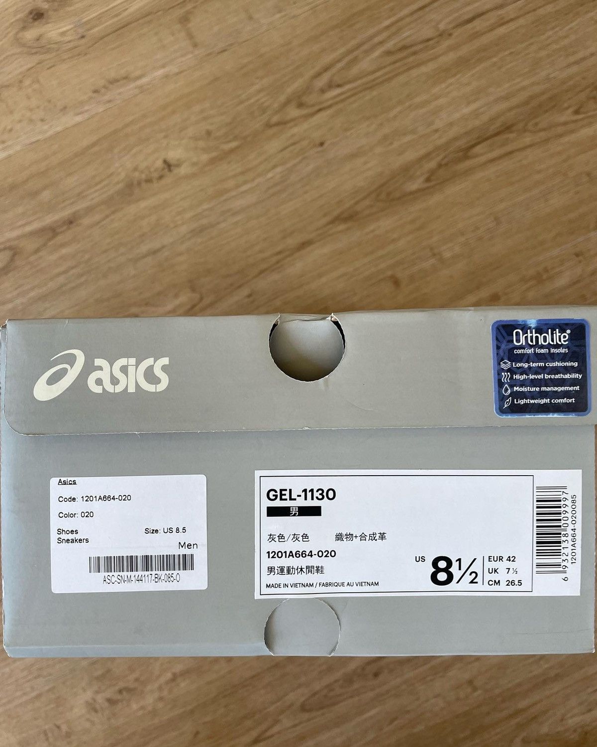 Asics i4p Asics Gel-1130 Glacier Grey Size US 8.5 / EU 41-42 - 6 Thumbnail