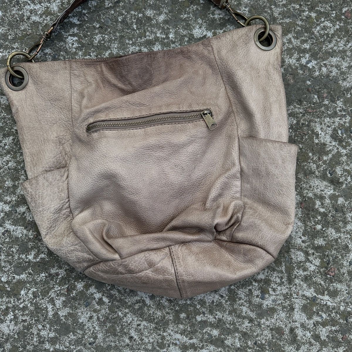 Seditionaries VINTAGE LIEBESKIND LEATHER SHOLDER BAG RICK OWENS STYLE Size ONE SIZE - 6 Thumbnail