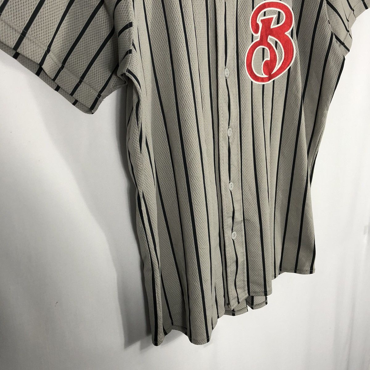 Japanese Brand × Mizuno × Vintage 🔥Rare🔥Japanese Mizuno Iconic Number 7 Stripe Baseball Jersey Size US L / EU 52-54 / 3 - 10 Thumbnail
