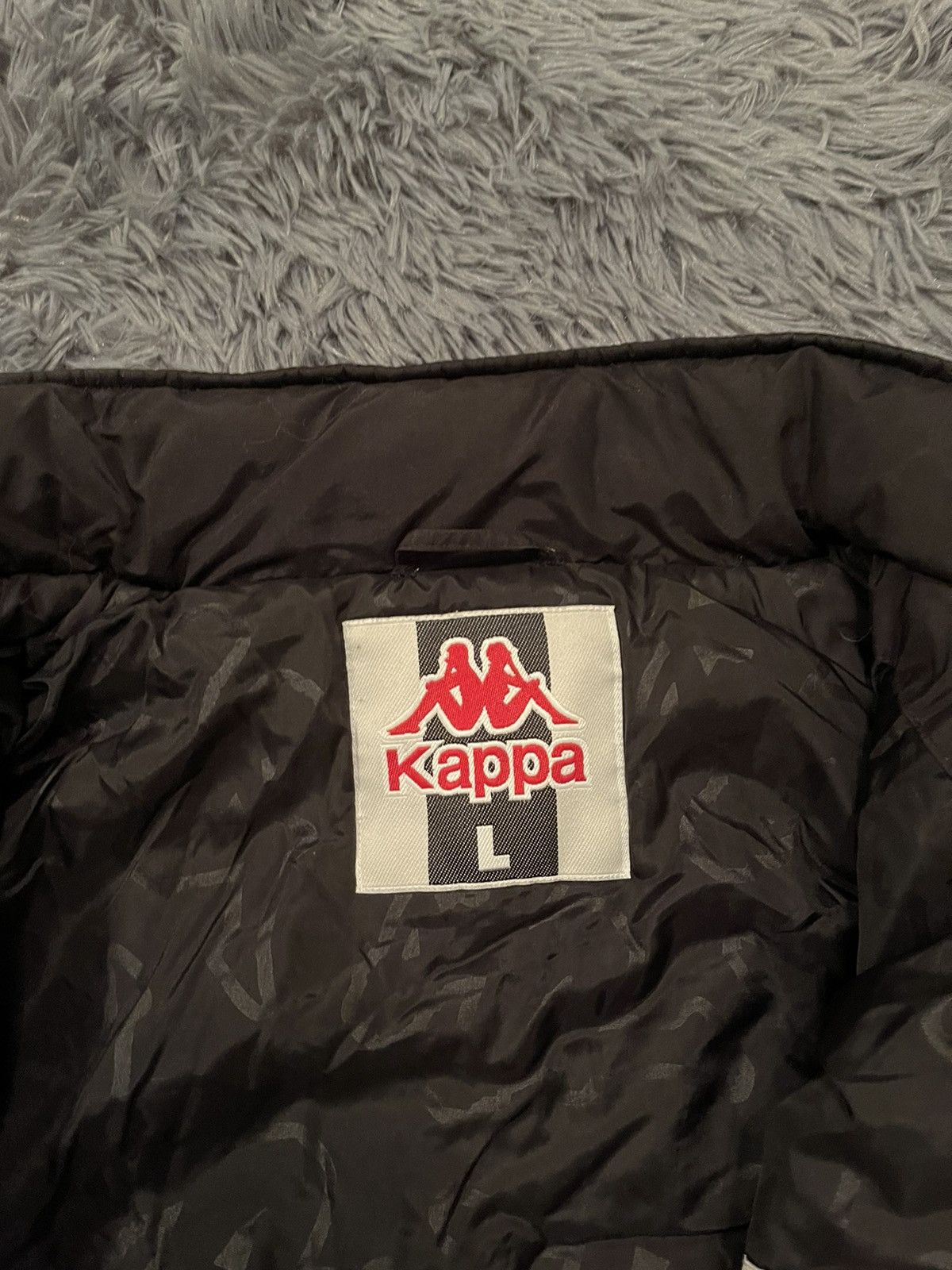 Kappa × Vintage Kappa 90s vintage multilogo striped jacket Size US L / EU 52-54 / 3 - 7 Thumbnail