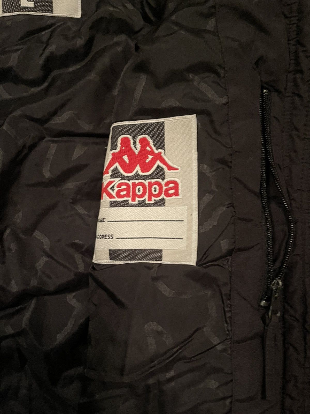 Kappa × Vintage Kappa 90s vintage multilogo striped jacket Size US L / EU 52-54 / 3 - 8 Thumbnail