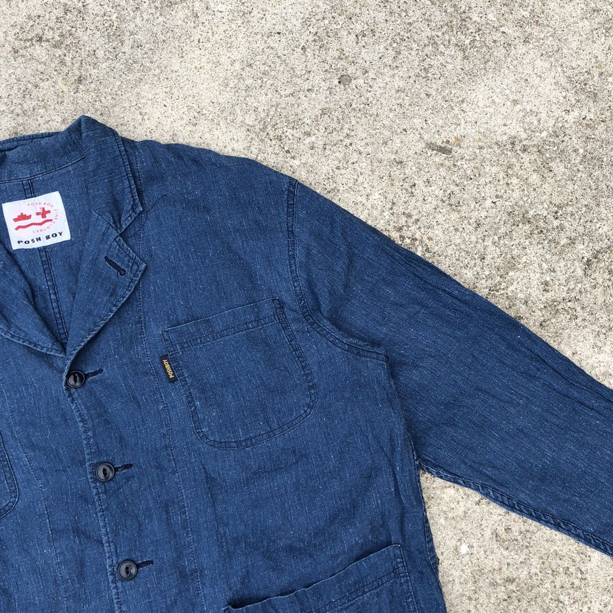 Japanese Brand × Vintage 🔥Fashionist🔥Vintage Posh Boy Avant Garde Style Chore Jacket Size US L / EU 52-54 / 3 - 5 Thumbnail