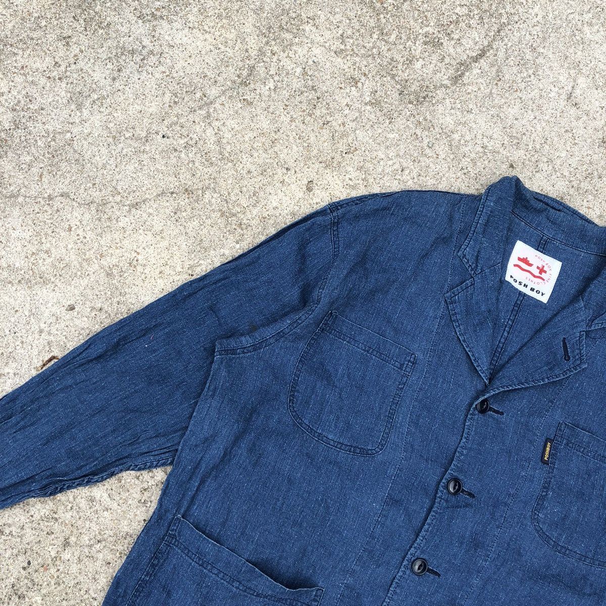 Japanese Brand × Vintage 🔥Fashionist🔥Vintage Posh Boy Avant Garde Style Chore Jacket Size US L / EU 52-54 / 3 - 7 Thumbnail
