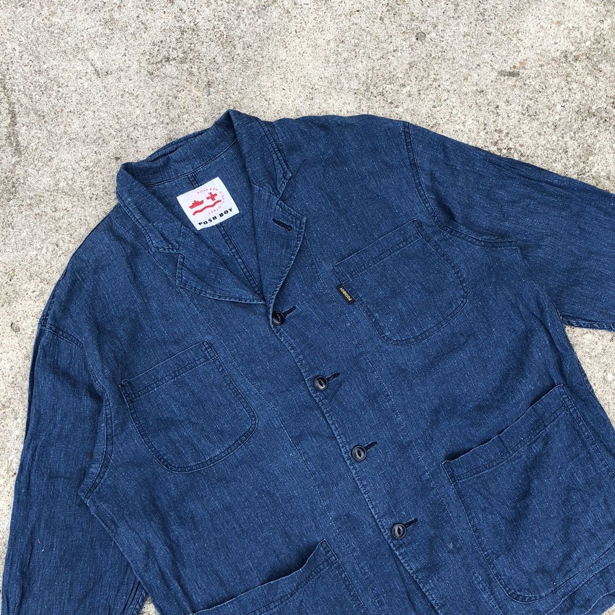 Japanese Brand × Vintage 🔥Fashionist🔥Vintage Posh Boy Avant Garde Style Chore Jacket Size US L / EU 52-54 / 3 - 2 Thumbnail