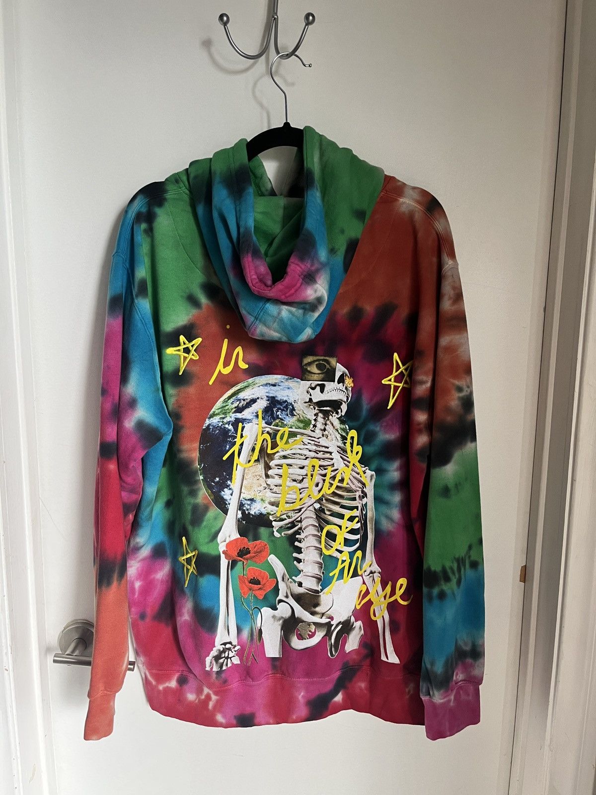 Travis Scott Travis Scott Cactus Jack Wish You Were Here Tie Dye Hoodie Grailed