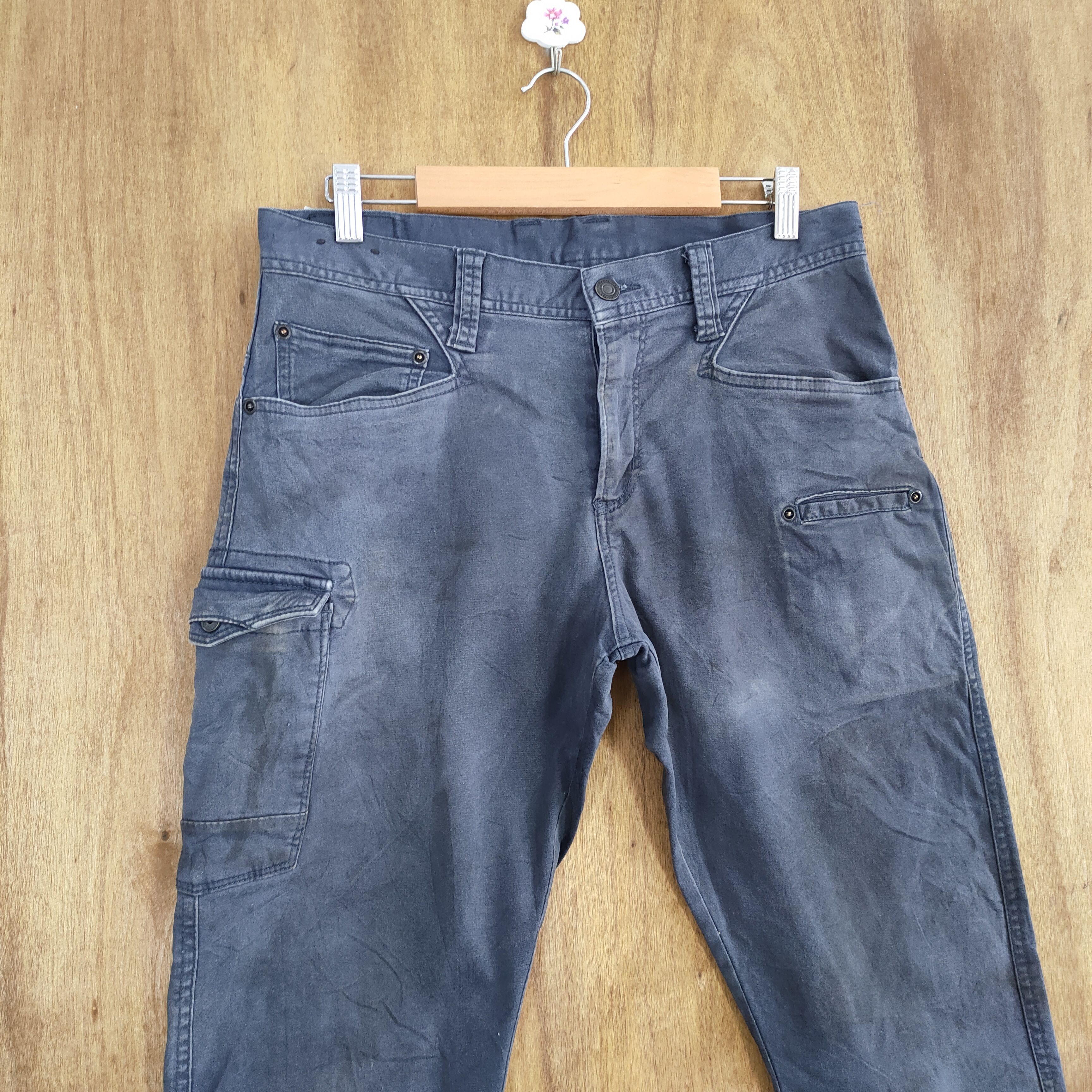 Japanese Brand × Vintage EVENRIVER FADED CARGO PANTS Size US 29 - 5 Thumbnail