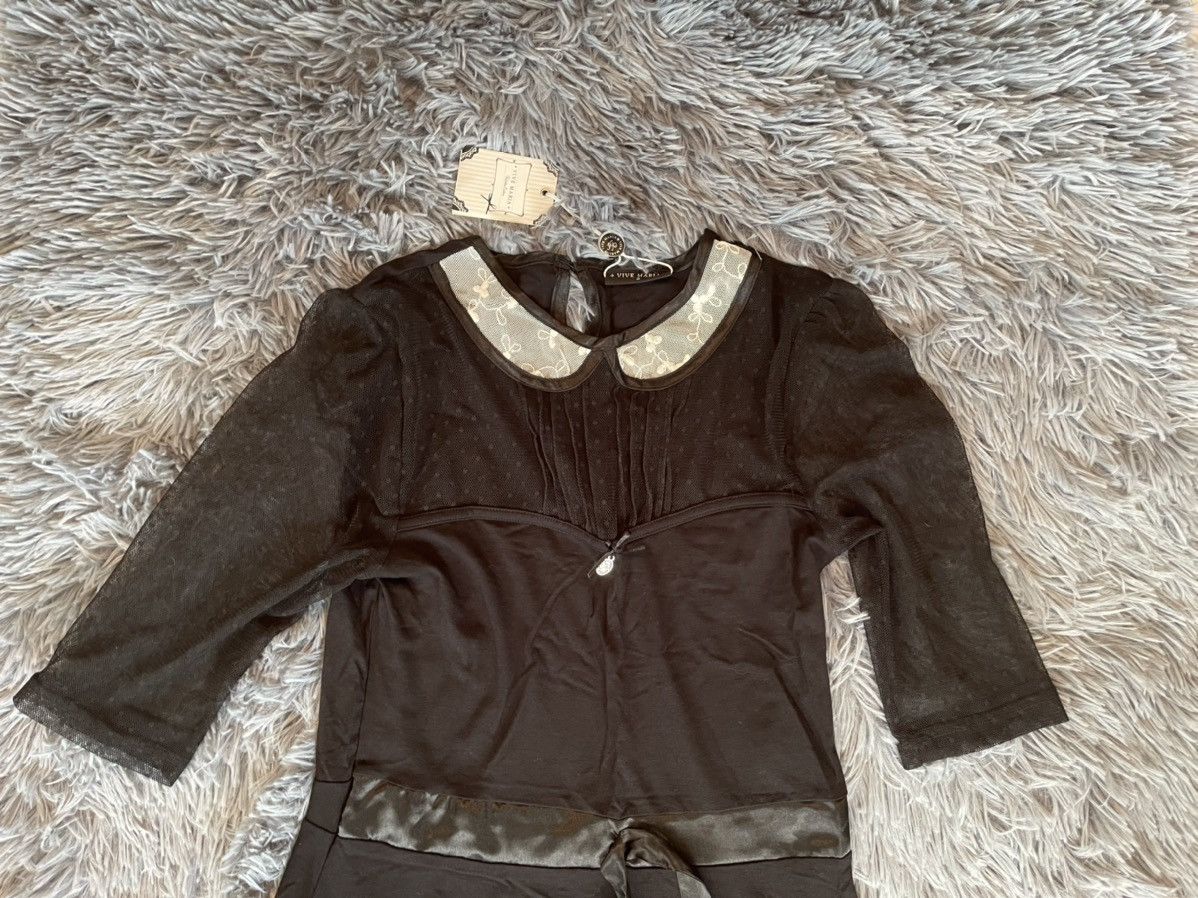 Designer + Vive Maria + NWT avant garde Victorian mesh goth dress Size S / US 4 / IT 40 - 4 Thumbnail