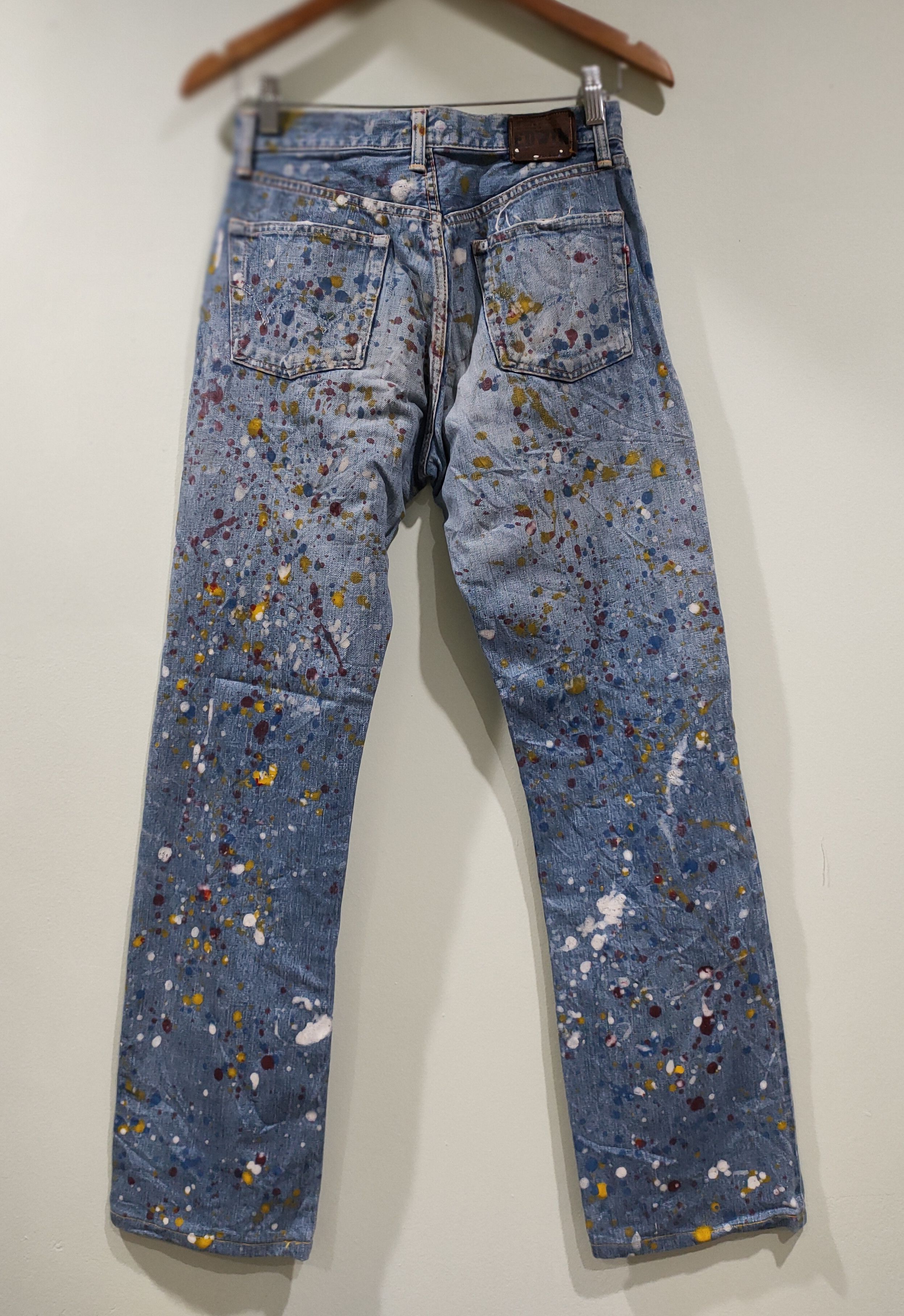 Edwin 🔥Sick !!Edwin Paint Splattered Jeans🔥 Size US 27 - 7 Thumbnail