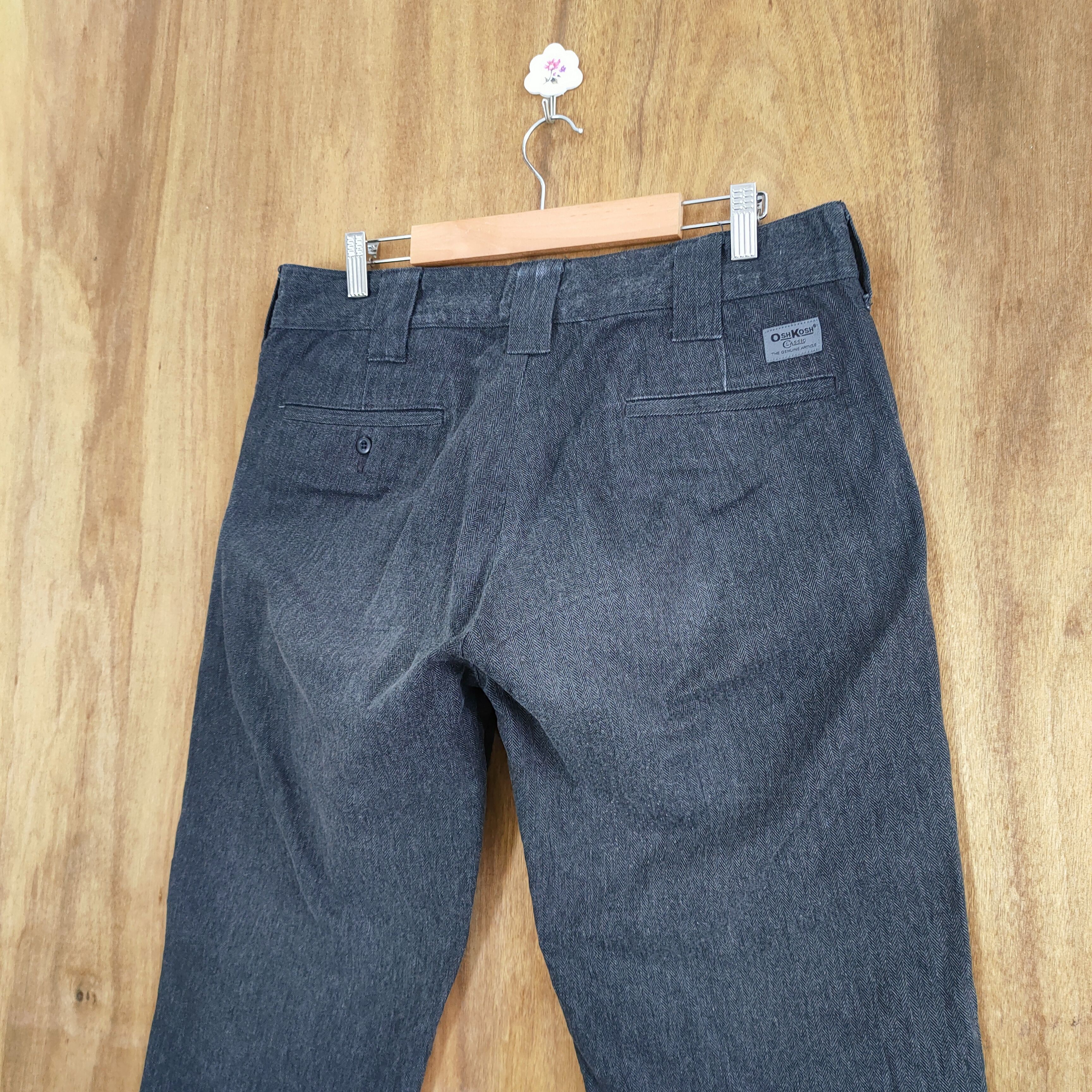 Japanese Brand × Oshkosh VINTAGE OSHKOSH FADED BLACK CHINO PANTS Size US 34 / EU 50 - 12 Thumbnail