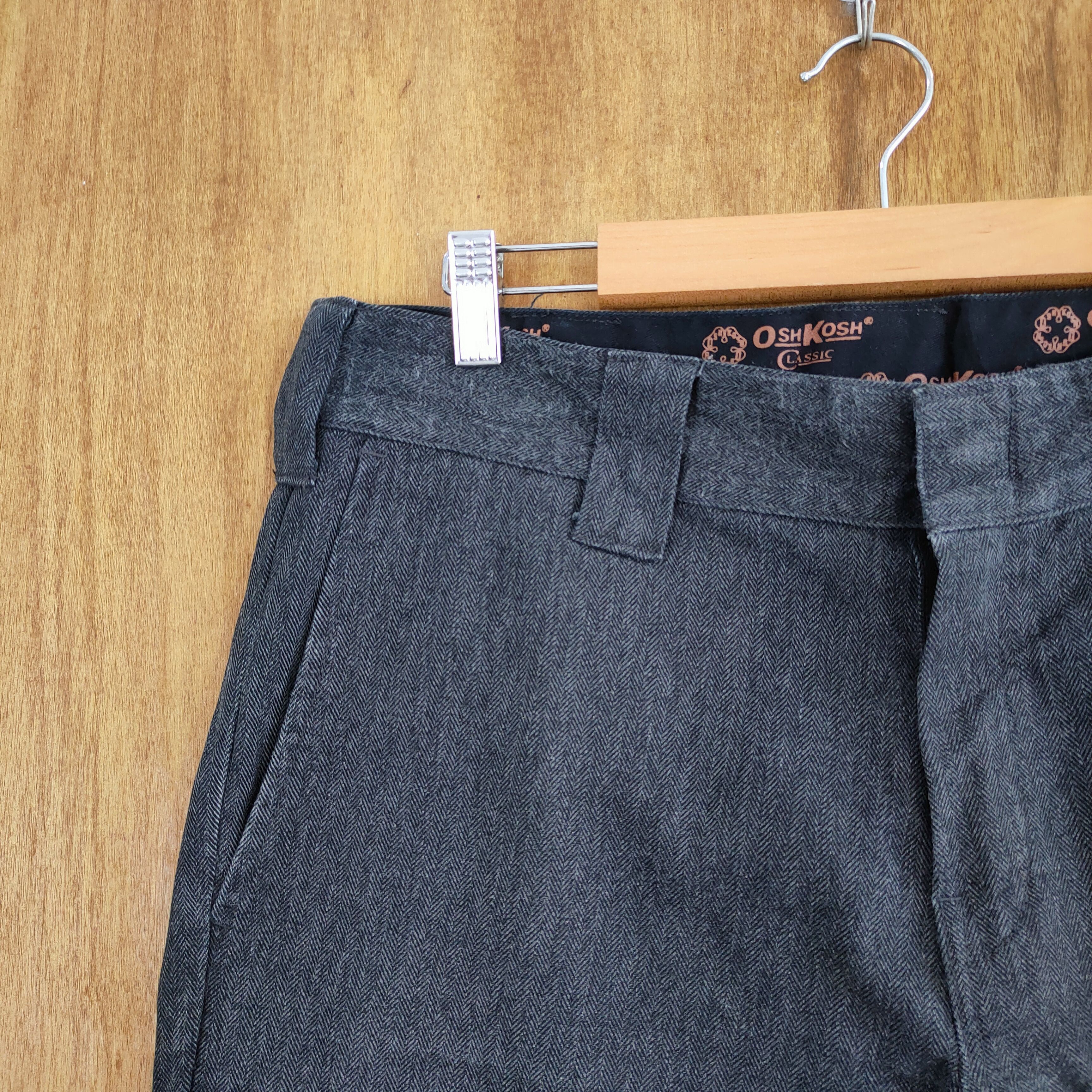 Japanese Brand × Oshkosh VINTAGE OSHKOSH FADED BLACK CHINO PANTS Size US 34 / EU 50 - 6 Thumbnail