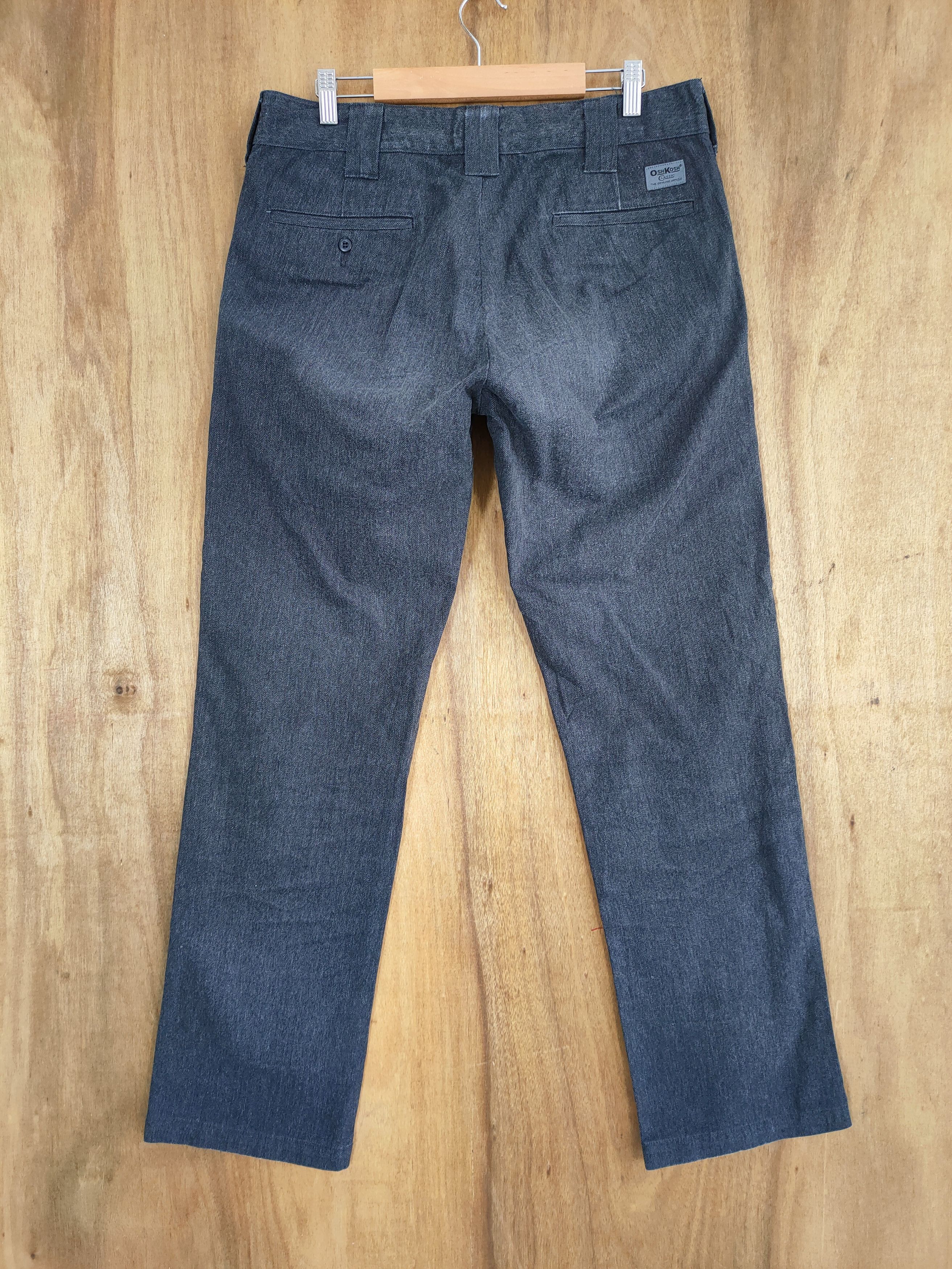 Japanese Brand × Oshkosh VINTAGE OSHKOSH FADED BLACK CHINO PANTS Size US 34 / EU 50 - 8 Thumbnail