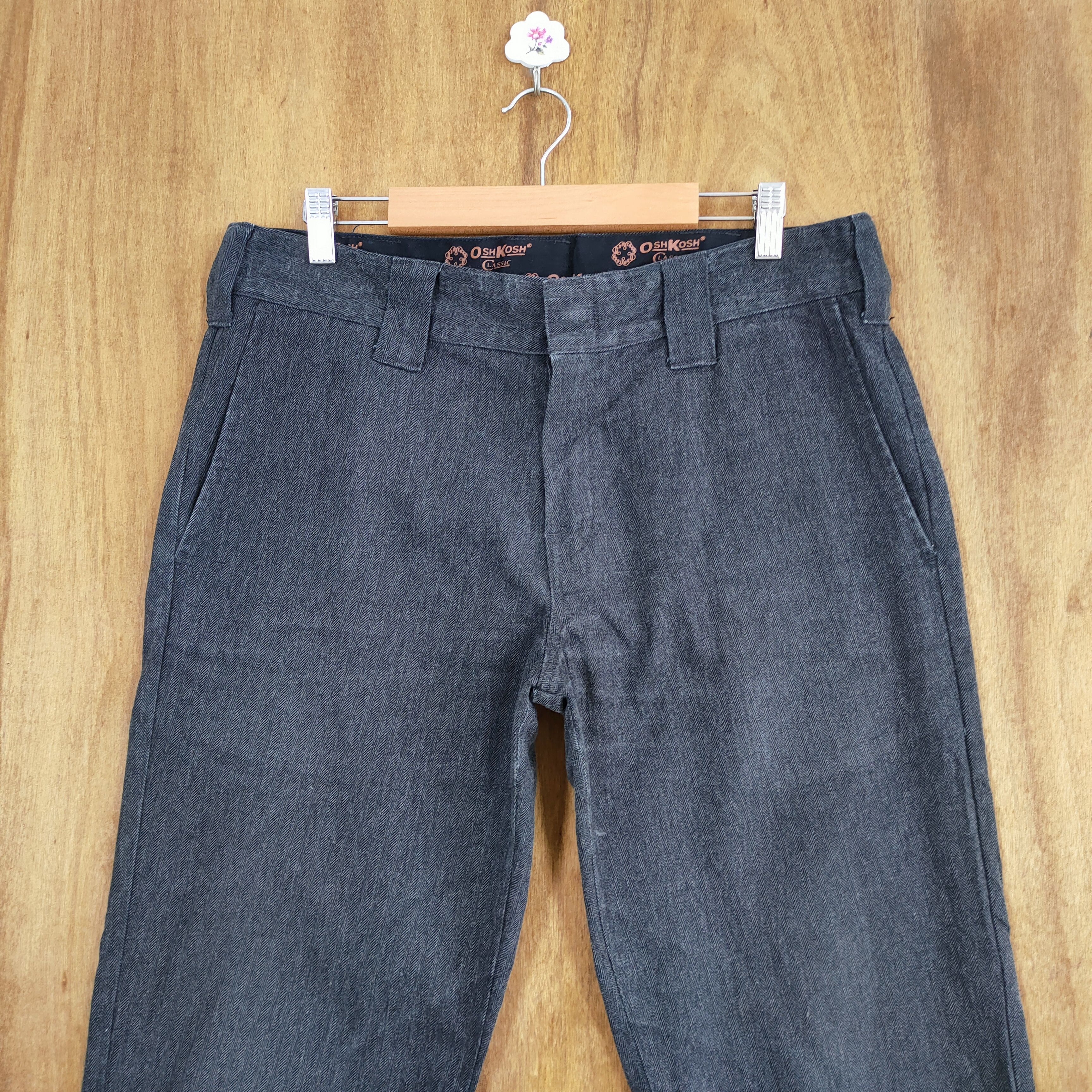 Japanese Brand × Oshkosh VINTAGE OSHKOSH FADED BLACK CHINO PANTS Size US 34 / EU 50 - 2 Thumbnail