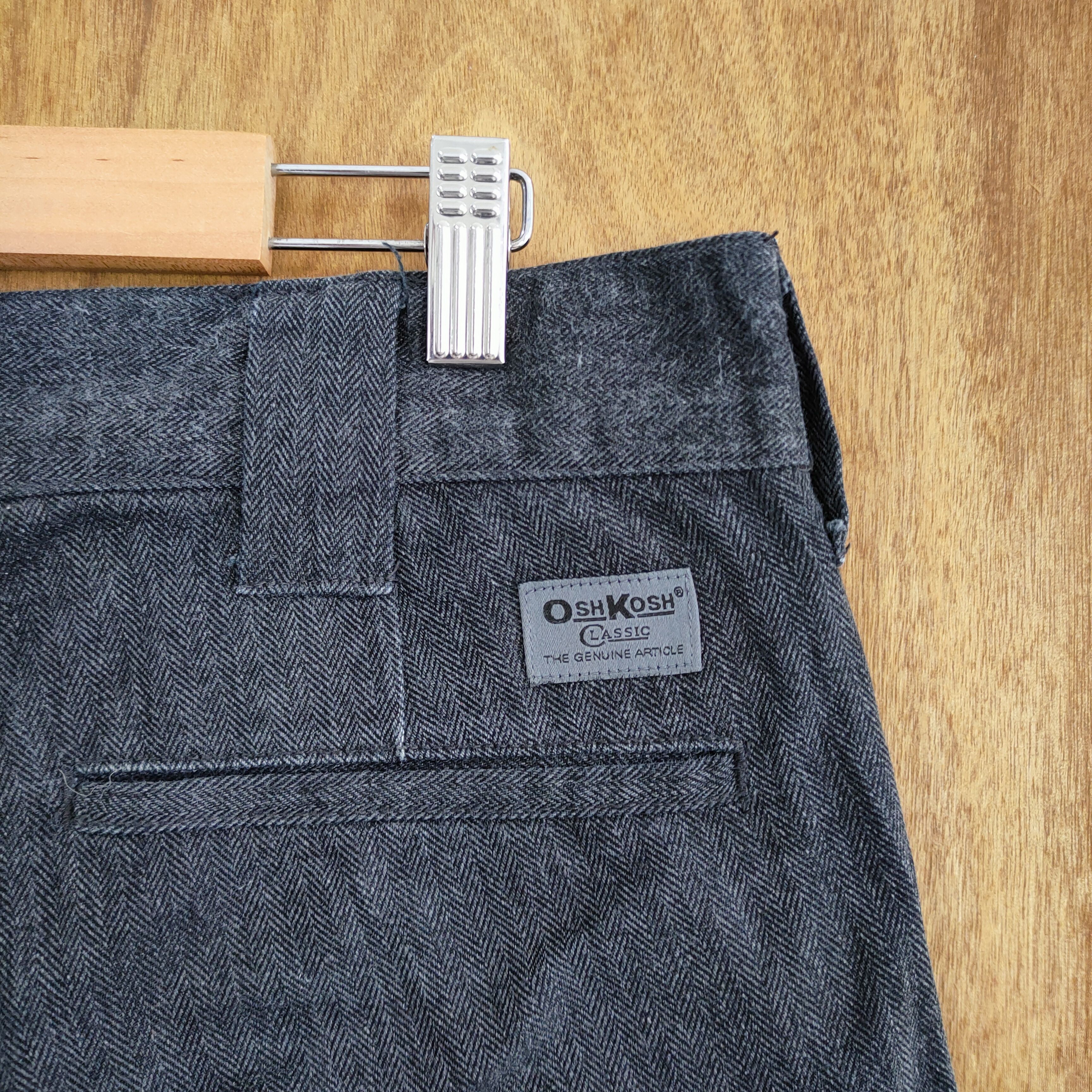 Japanese Brand × Oshkosh VINTAGE OSHKOSH FADED BLACK CHINO PANTS Size US 34 / EU 50 - 11 Thumbnail