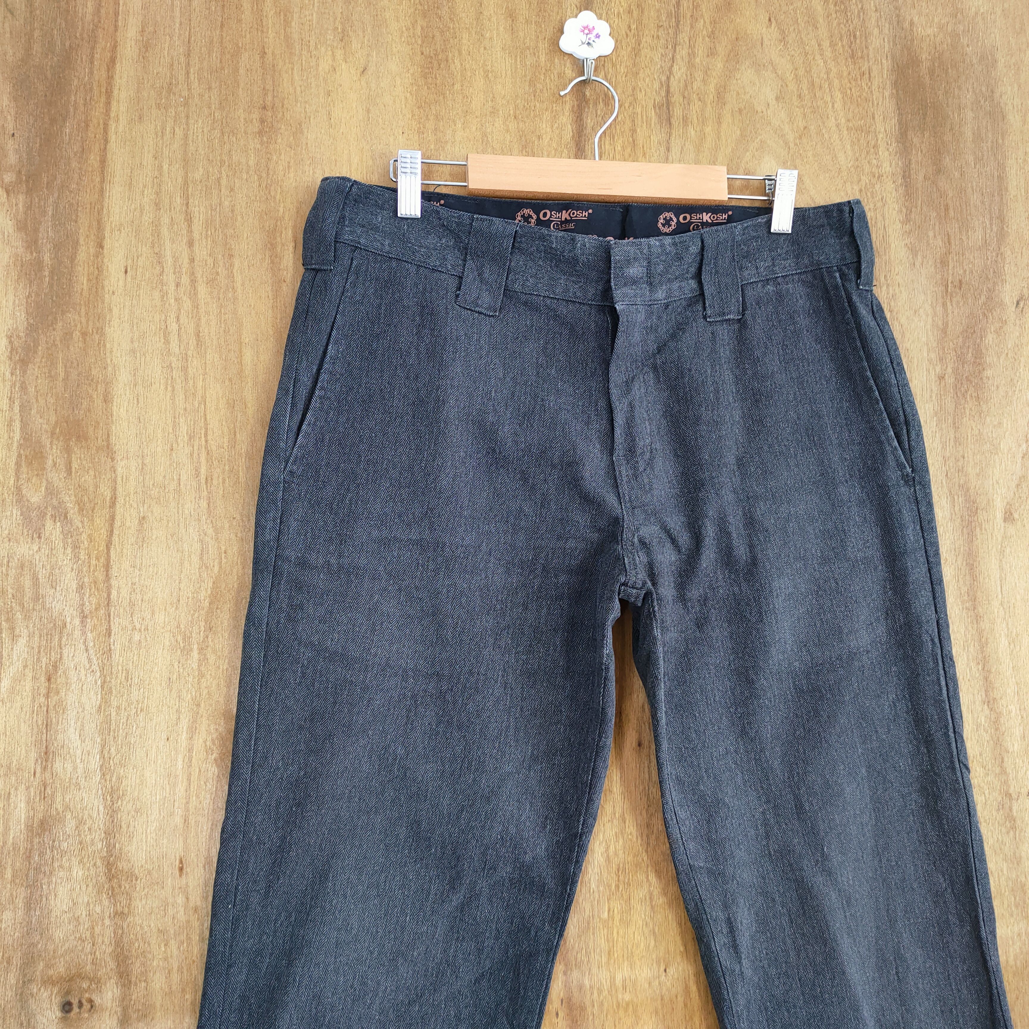 Japanese Brand × Oshkosh VINTAGE OSHKOSH FADED BLACK CHINO PANTS Size US 34 / EU 50 - 5 Thumbnail