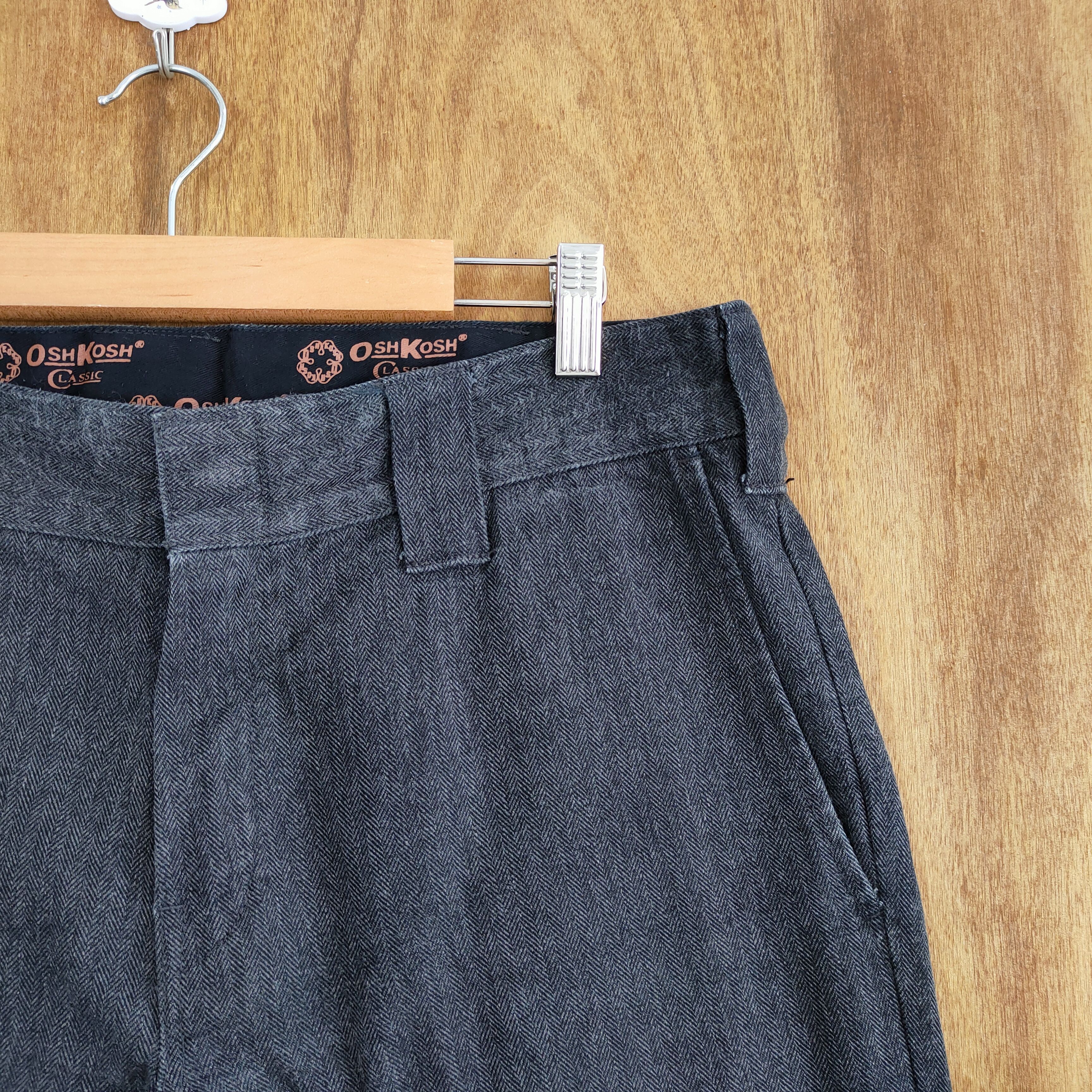 Japanese Brand × Oshkosh VINTAGE OSHKOSH FADED BLACK CHINO PANTS Size US 34 / EU 50 - 7 Thumbnail