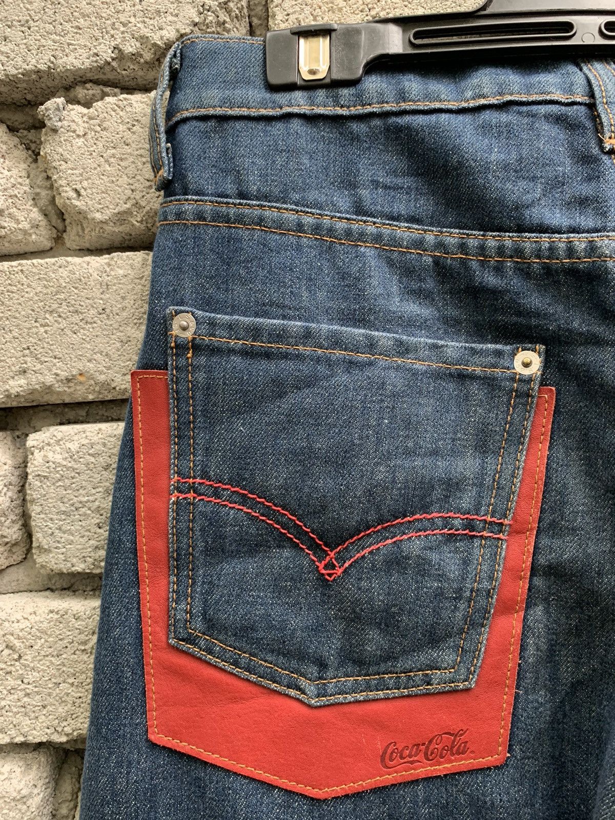Coca Cola × Levi's Rare Levis x Coca-Cola Collabration Denim Pants Size US 28 / EU 44 - 13 Thumbnail
