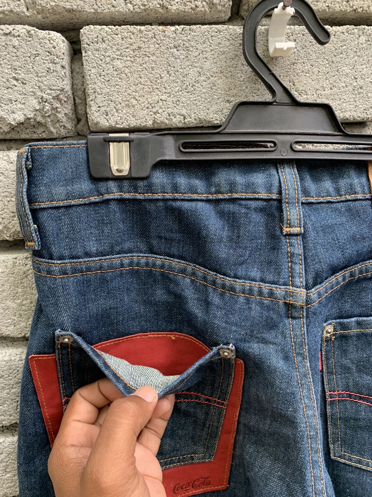 Coca Cola × Levi's Rare Levis x Coca-Cola Collabration Denim Pants Size US 28 / EU 44 - 15 Thumbnail