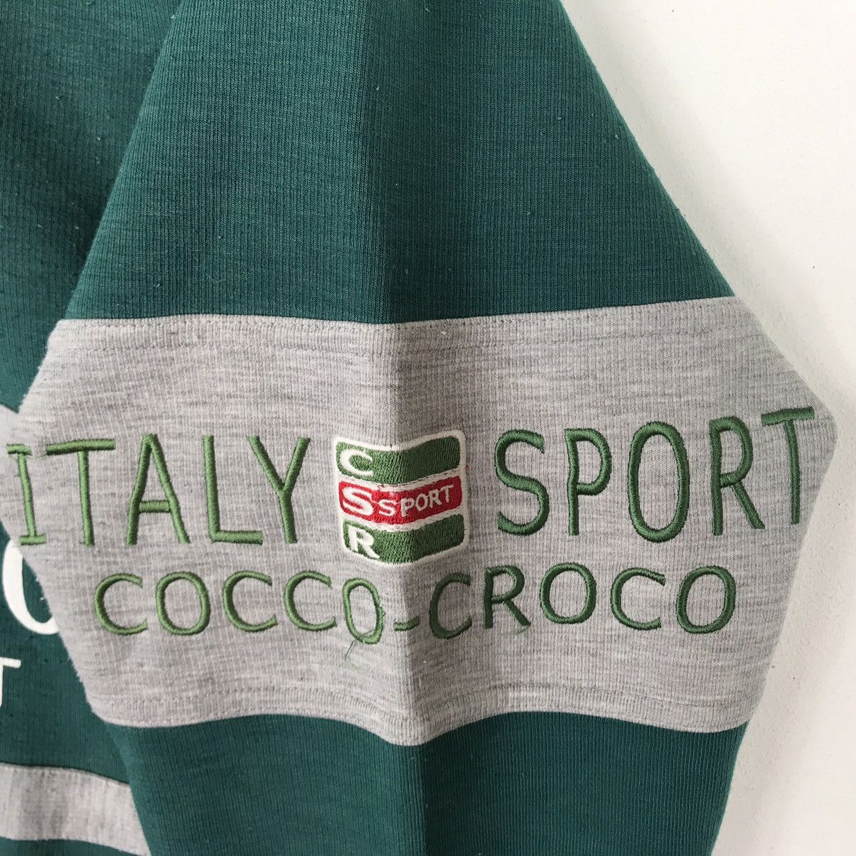 Vintage Vintage COCCO-CROCO Italy Sweatshirt Big Logo Streetwear Size US L / EU 52-54 / 3 - 3 Thumbnail